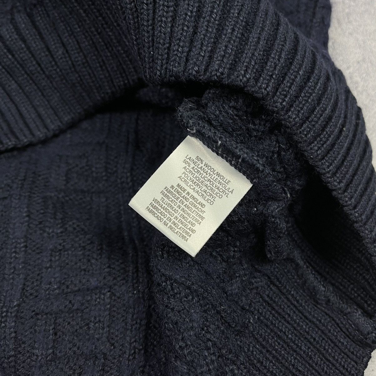 Burberry Vintage Burberry knit big logo wool sweater 90’s Size US M / EU 48-50 / 2 - 8 Thumbnail
