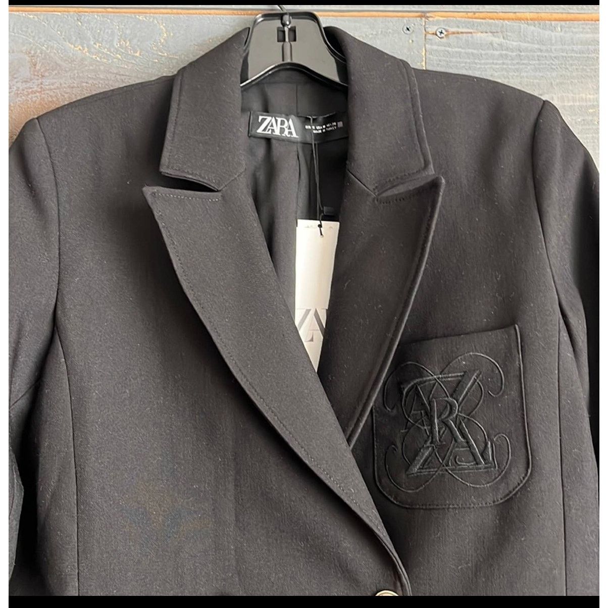 Zara ZARA FITTED EMBROIDERED BLAZER Size M / US 6-8 / IT 42-44 - 6 Thumbnail