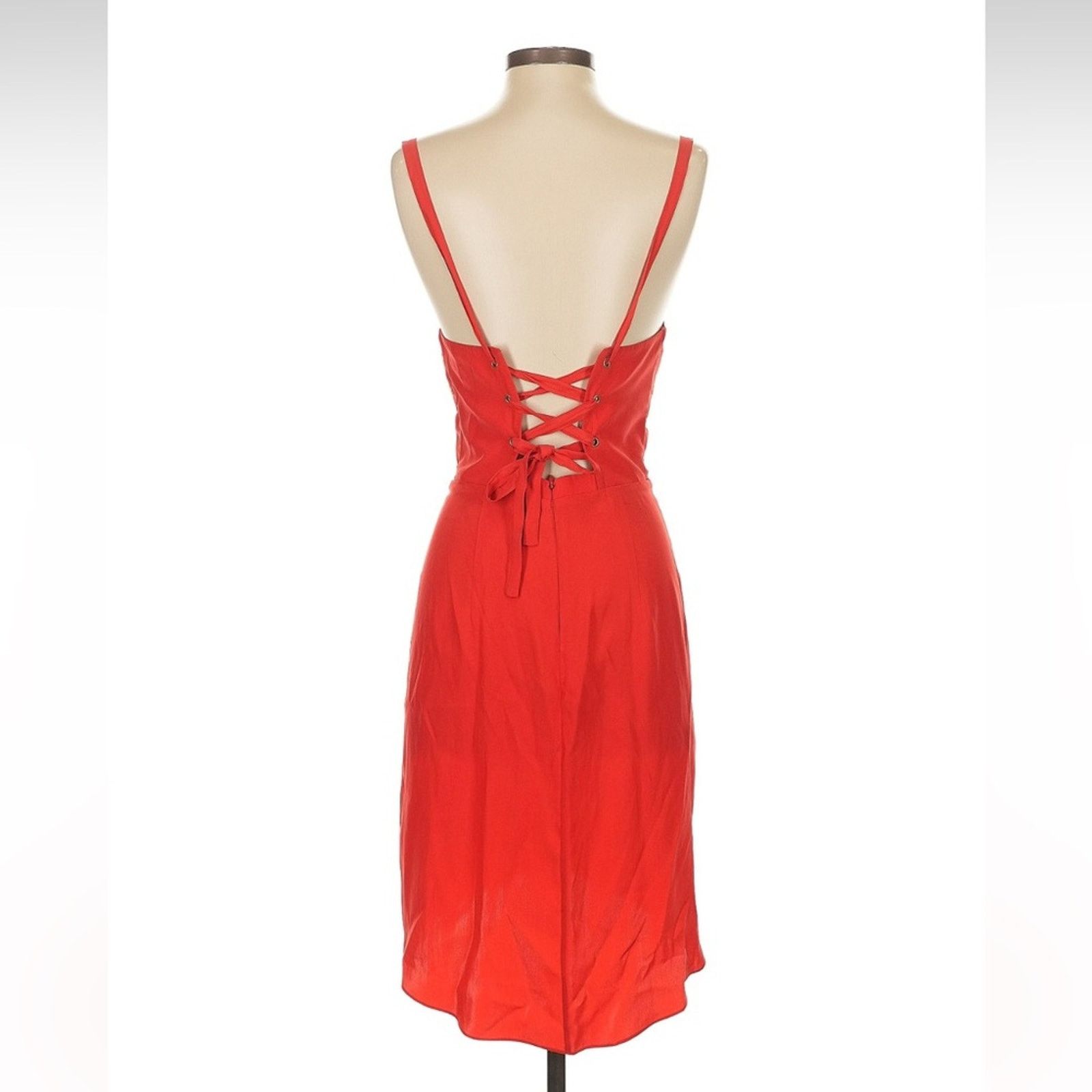 Amanda Uprichard Amanda Uprichard Silk Cocktail Mini Dress - Size Small Size S / US 4 / IT 40 - 2 Thumbnail
