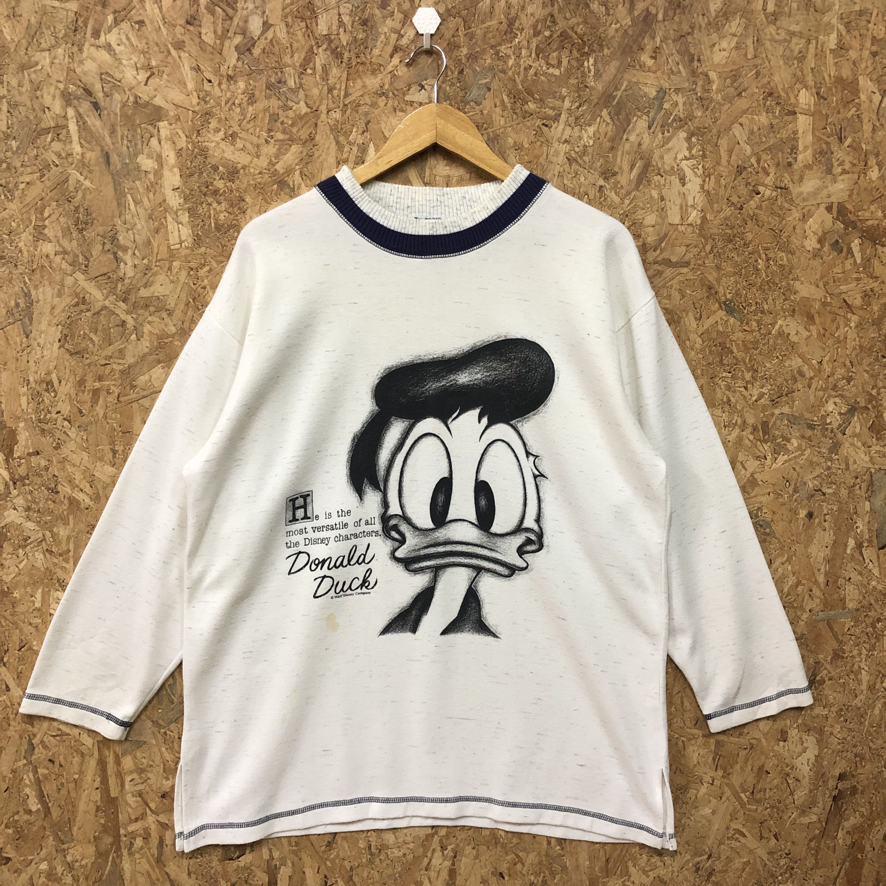 Disney Vintage Donald Duck Walt Disney Sweatshirt Size US L / EU 52-54 / 3 - 1 Thumbnail