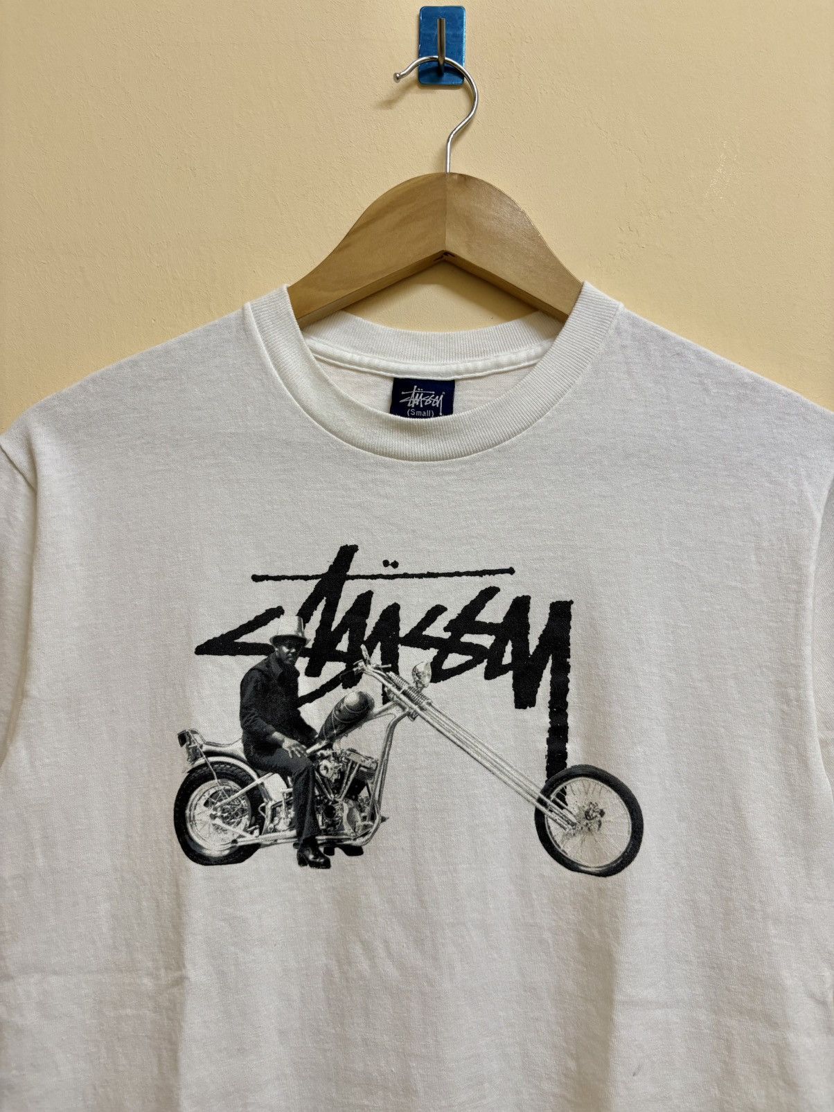 Stussy Vintage Y2k Stussy Chopper Streetwear T-Shirt Size US S / EU 44-46 / 1 - 2 Thumbnail
