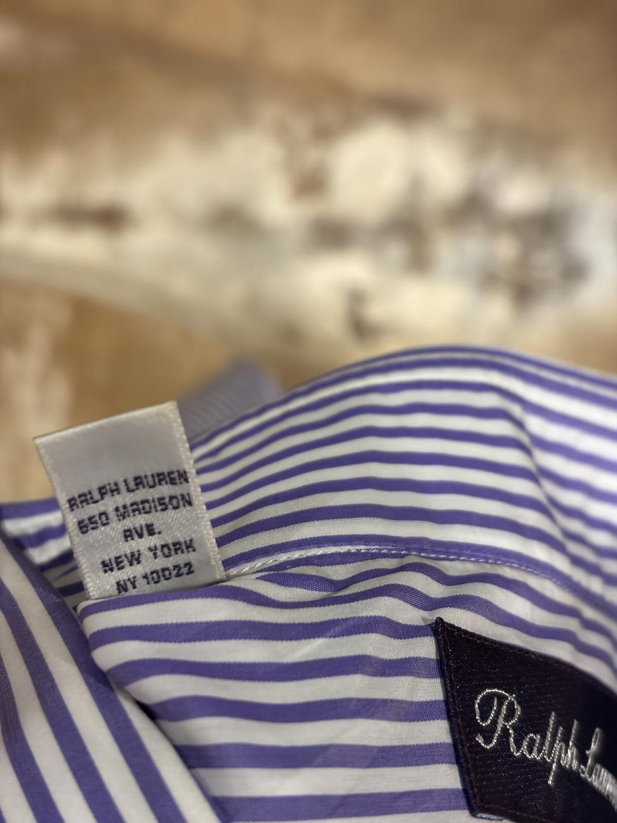 Ralph Lauren Purple Label Ralph Lauren Purple Label – Luxury 100’s 2-Ply Cotton Shirt Size US L / EU 52-54 / 3 - 8 Thumbnail