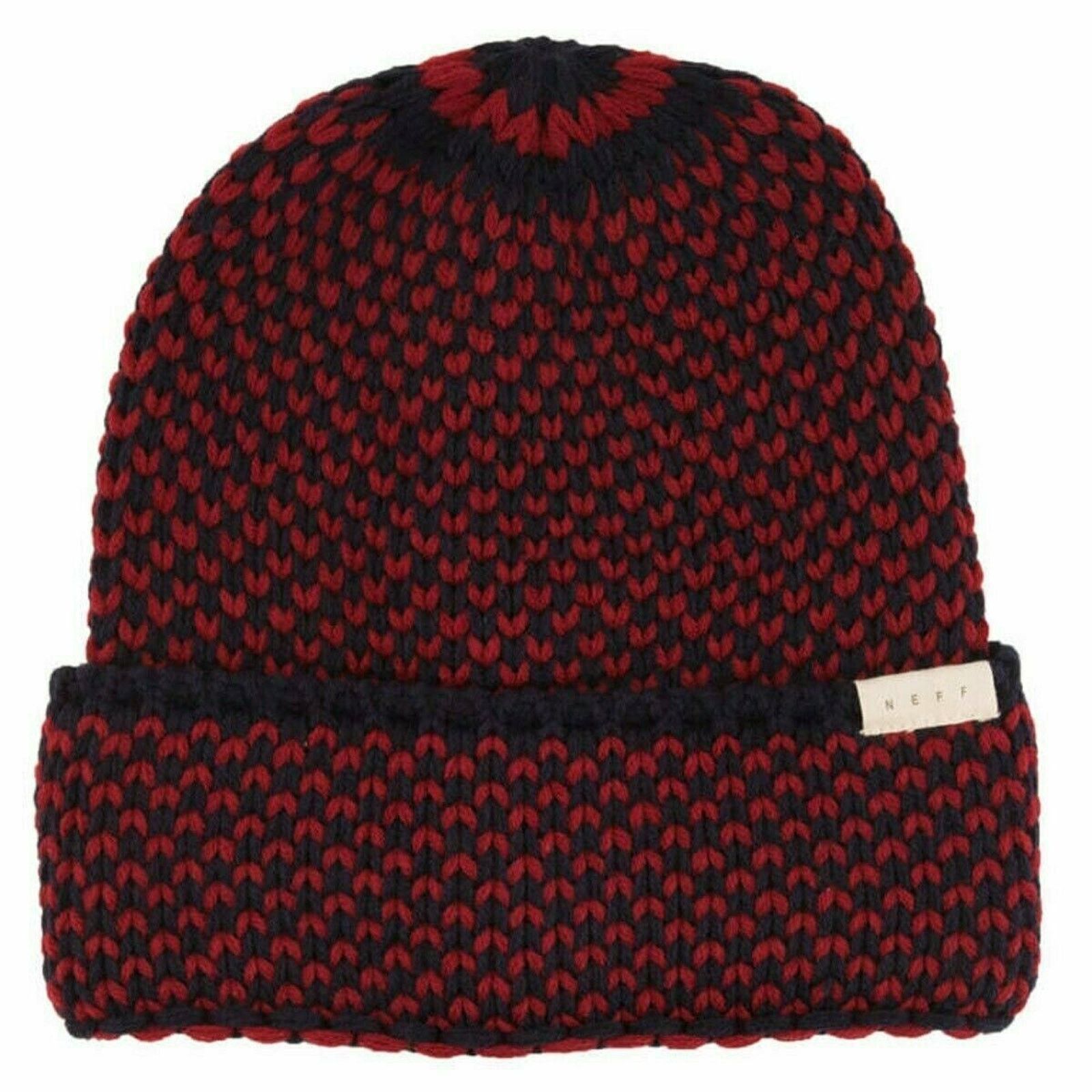 NEFF NWT NEFF Women's Carrie Textured Diamond Knit Beanie Hat Size ONE SIZE - 5 Thumbnail