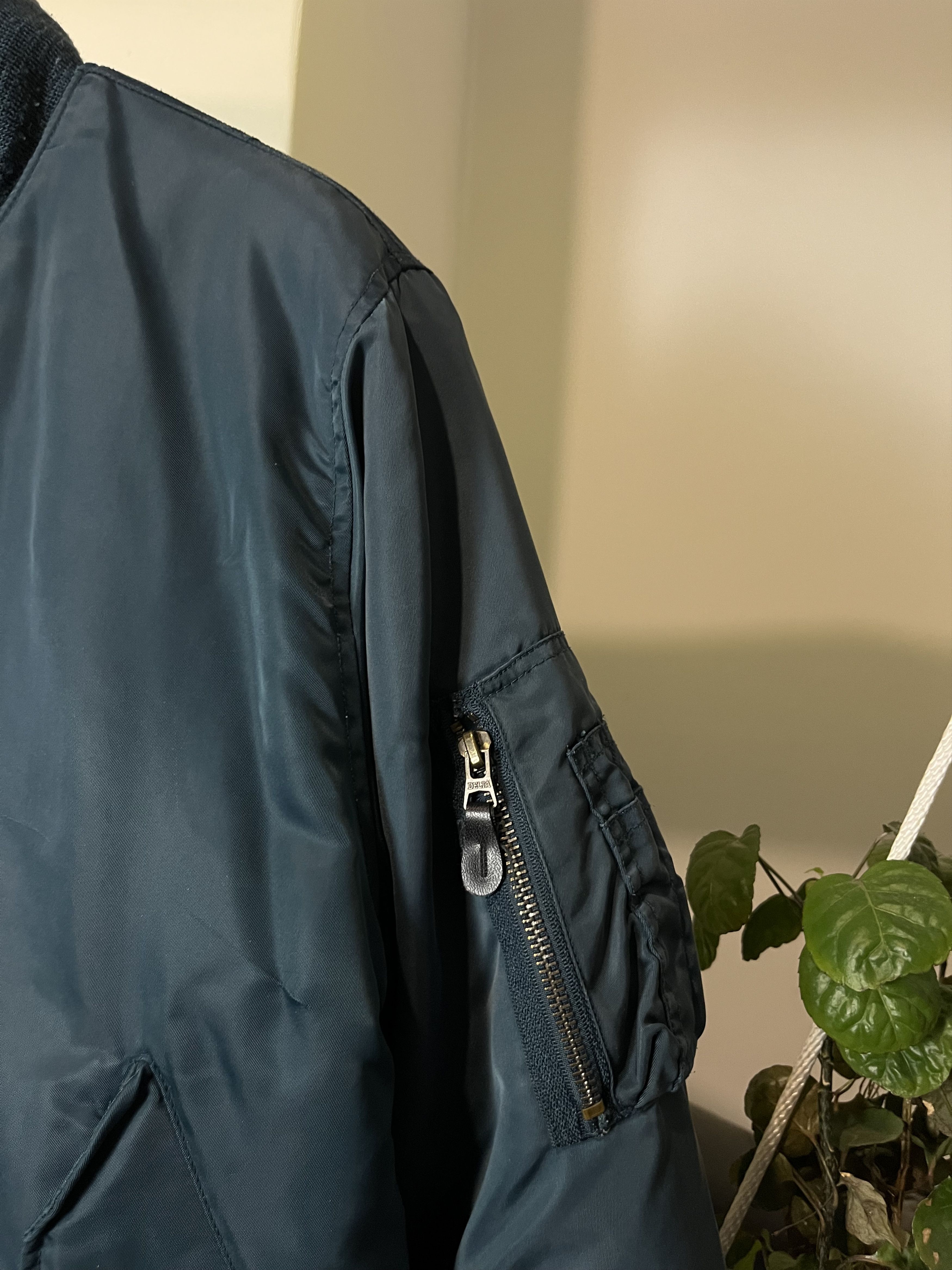 Vintage 90s Reversible MA-1 USA Bomber Flyer Jacket Military Size US L / EU 52-54 / 3 - 7 Thumbnail