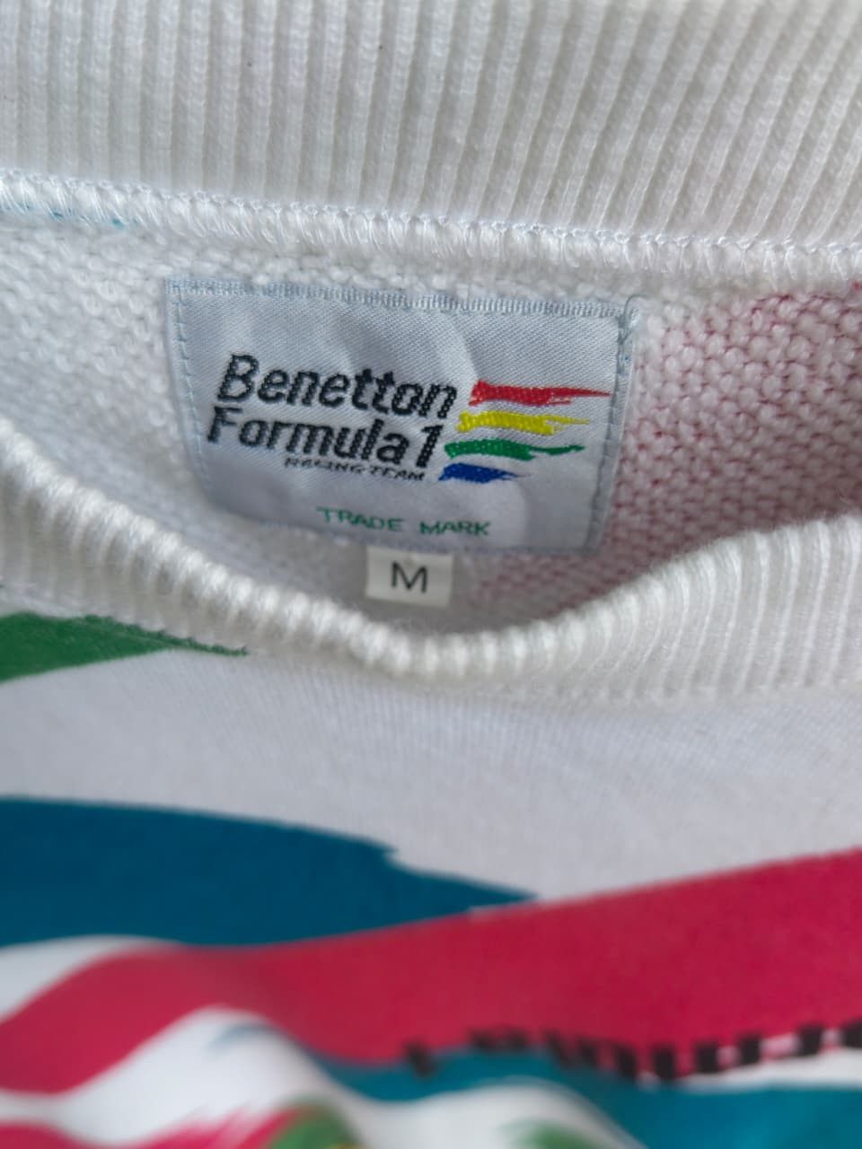 Benetton Vintage Benetton formula 1 racing team aop sweatshirt Size US M / EU 48-50 / 2 - 5 Thumbnail