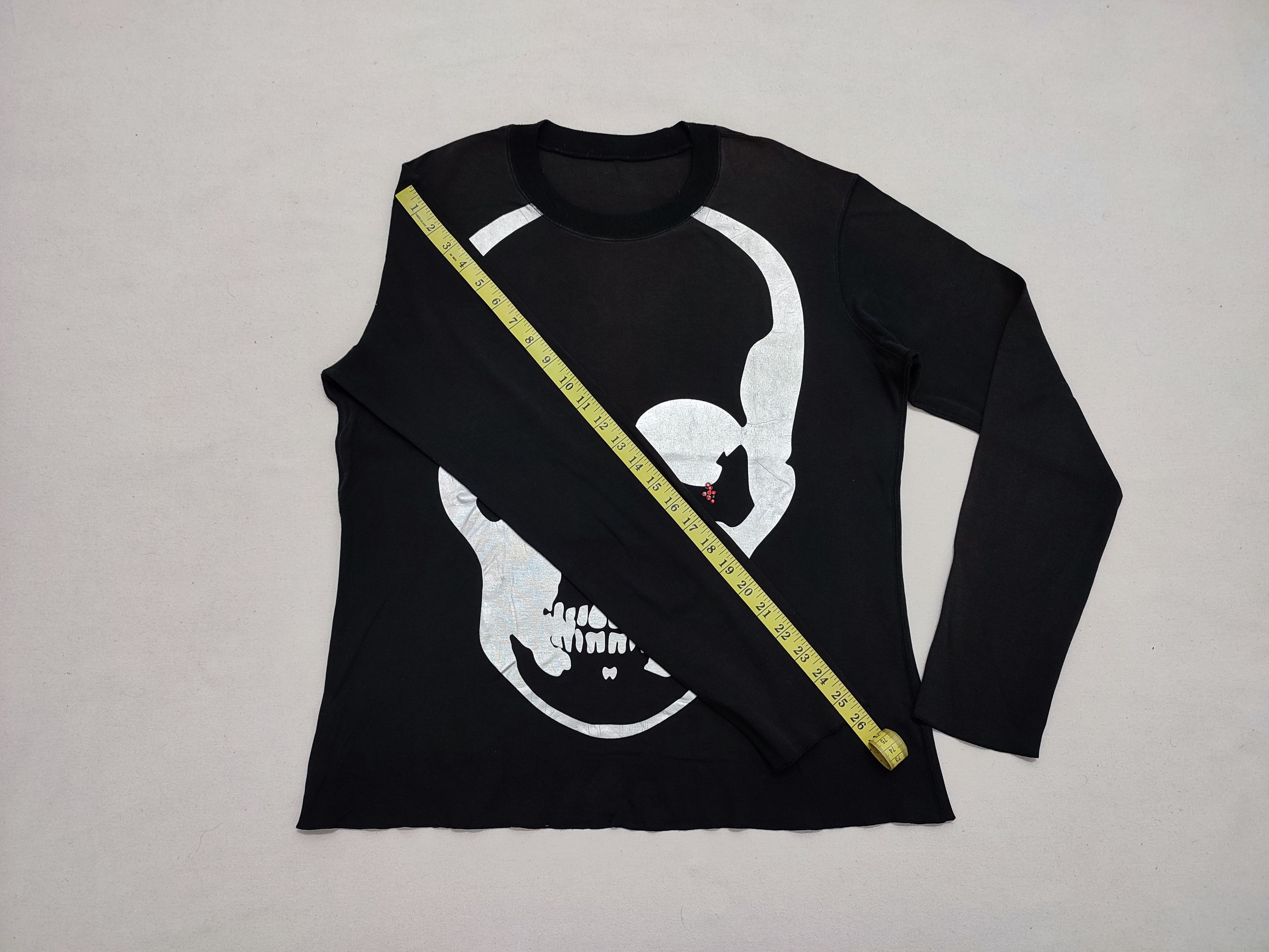 Lucien Pellat-Finet Lucien Pellat-Finet Big Skull Long Sleeve Tee Size US M / EU 48-50 / 2 - 5 Thumbnail