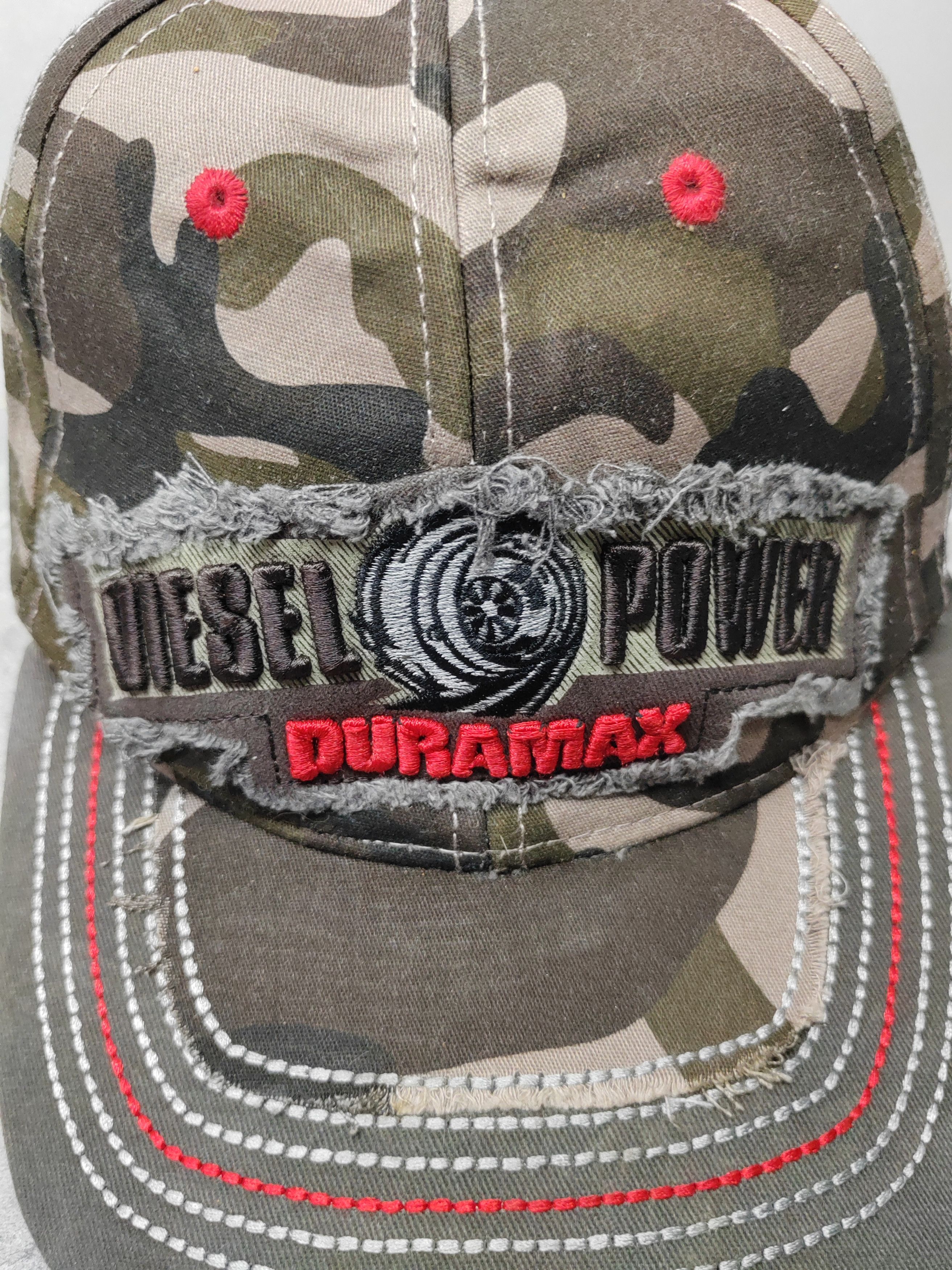 Japanese Brand Vintage GMC Diesel Power Duramax Camo Style Cap Hat Size ONE SIZE - 3 Thumbnail
