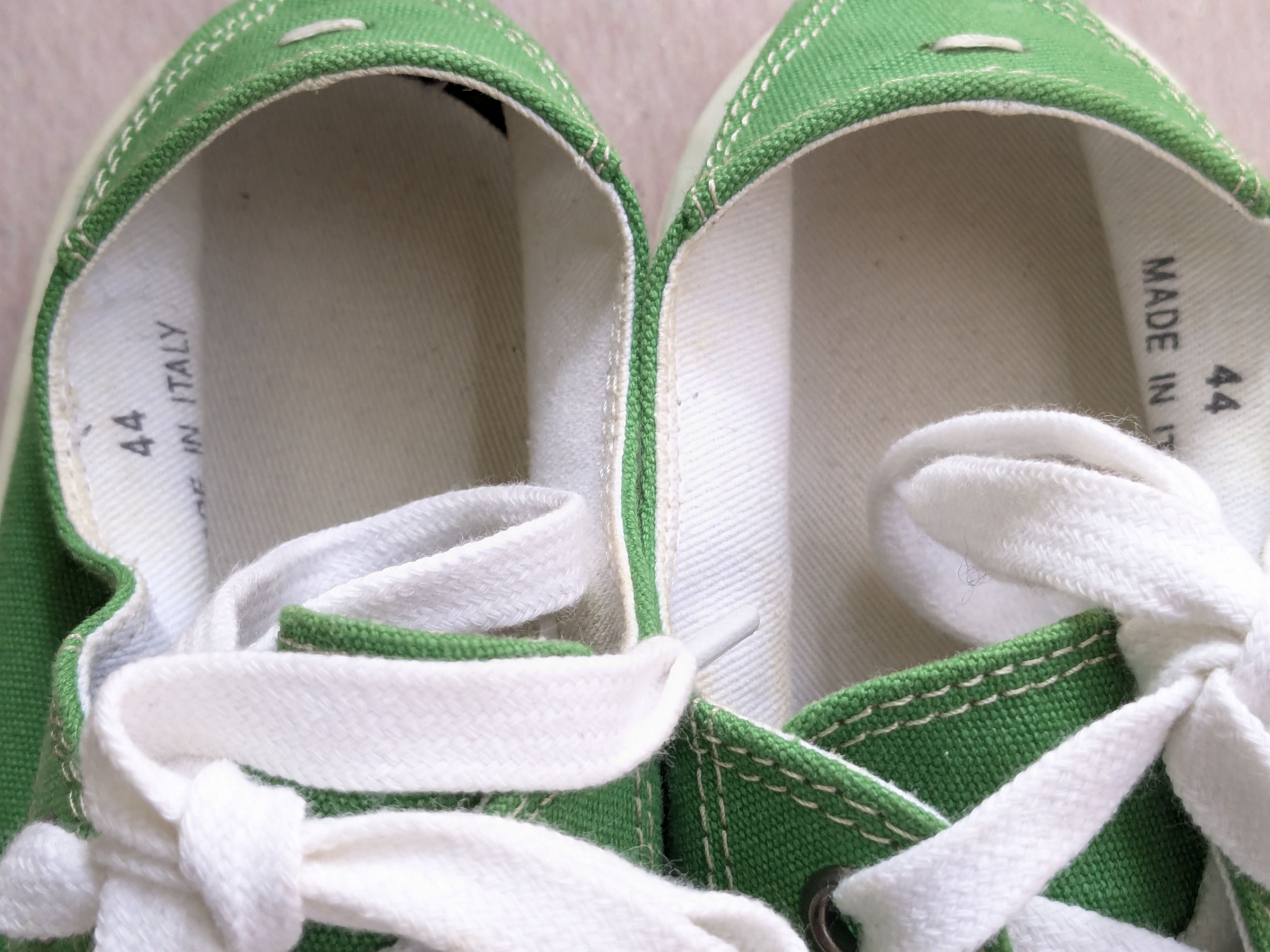 Maison Margiela Maison Margiela Stereotype Sneakers 11 44 Green White Canvas Size US 11 / EU 44 - 3 Thumbnail
