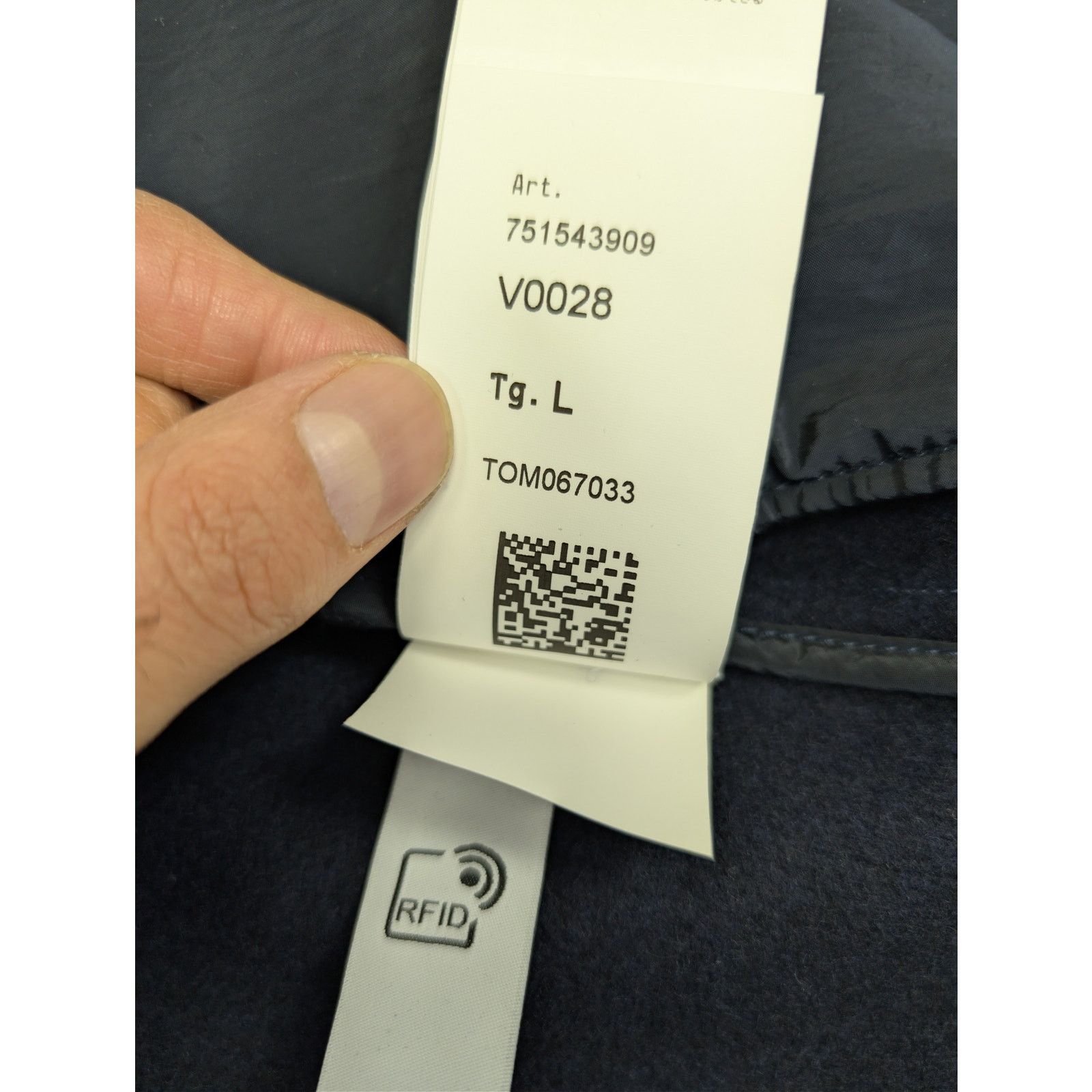 Stone Island o1rshd1 Panno Speciale Hoodie Jacket in navy blue wool blend Size US L / EU 52-54 / 3 - 19 Thumbnail