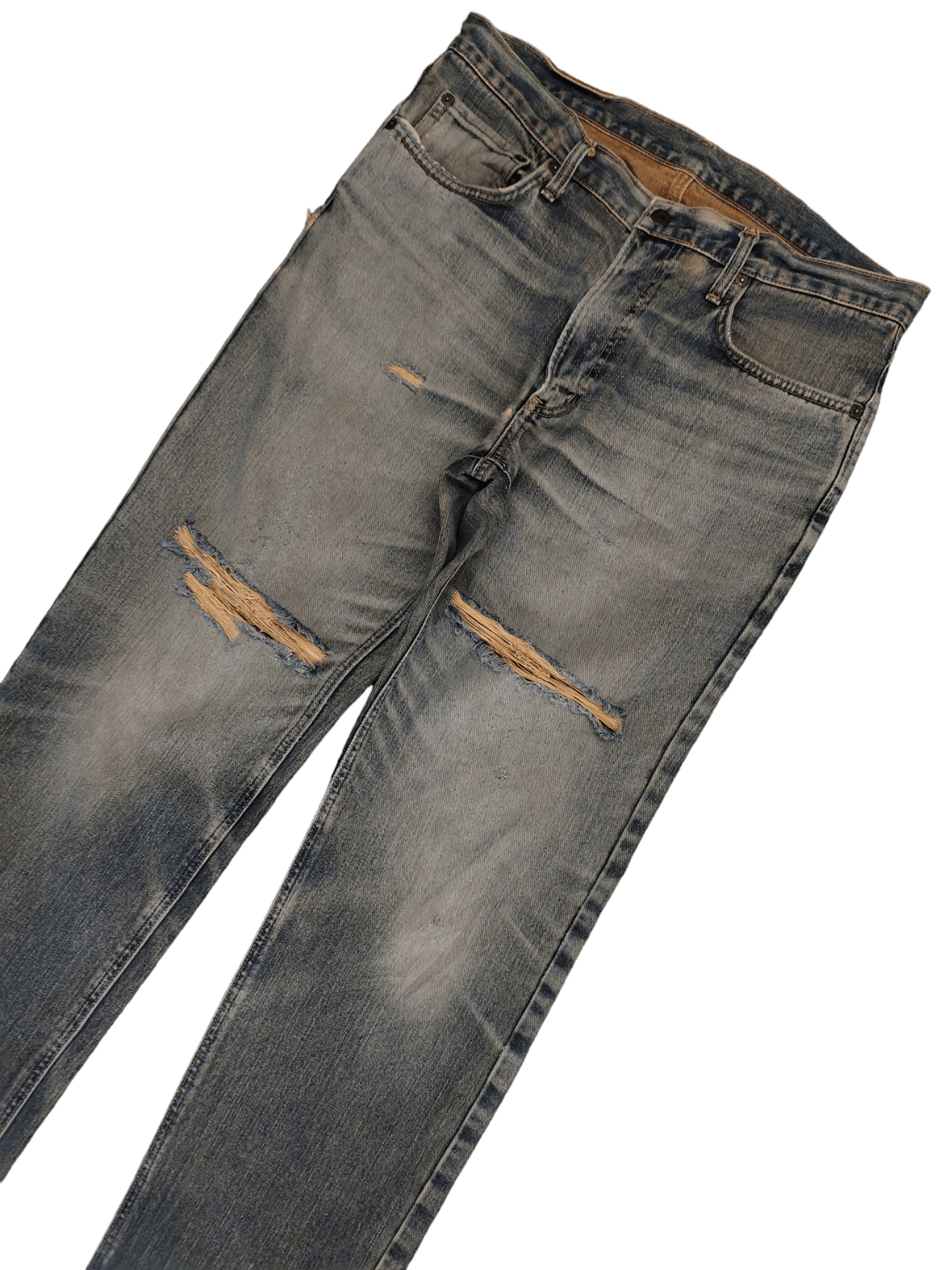 Kapital Vintage Japanese Edwin Distress Denim Jeans Kapital Style Size US 35 - 5 Thumbnail