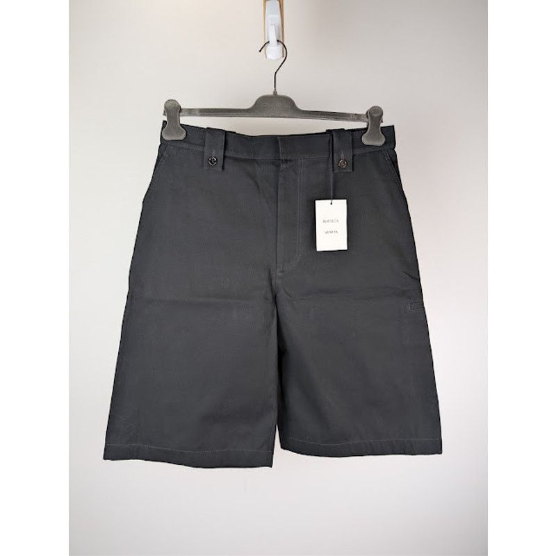Bottega Veneta o1rshd1 Q:2 / Cotton Twill Shorts in Black Size US 32 / EU 48 - 3 Thumbnail
