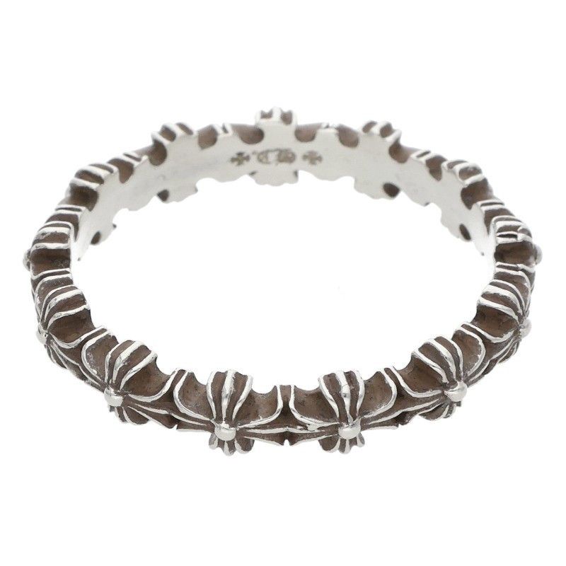 【Chrome Hearts】RING TNY E CH PL S Chrome Hearts Tiny E CH PLS Triple Band Ring | Grailed