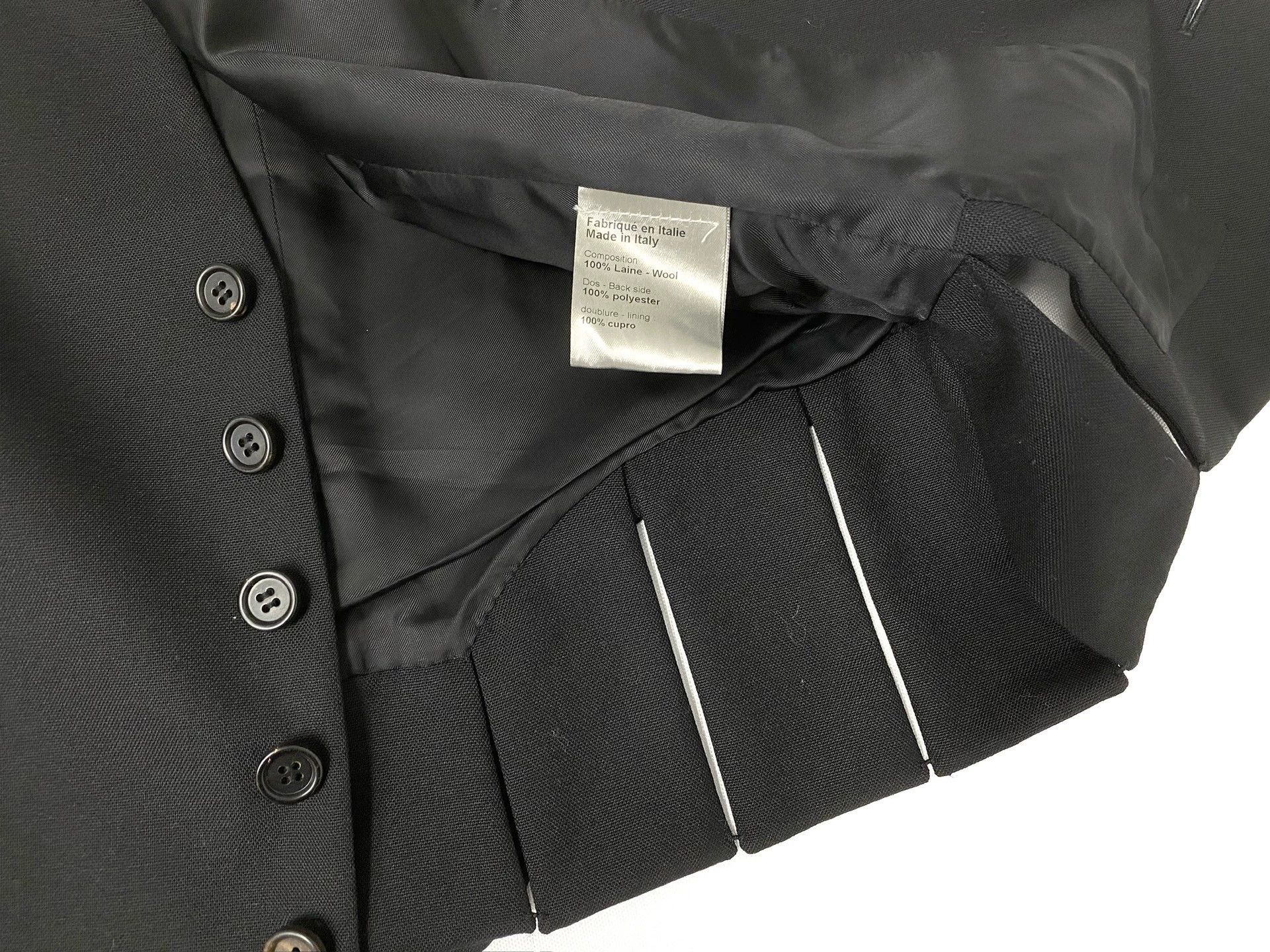 Dior Dior Homme 08AW Court Fish Tail Vest 44 EU Size US S / EU 44-46 / 1 - 3 Thumbnail