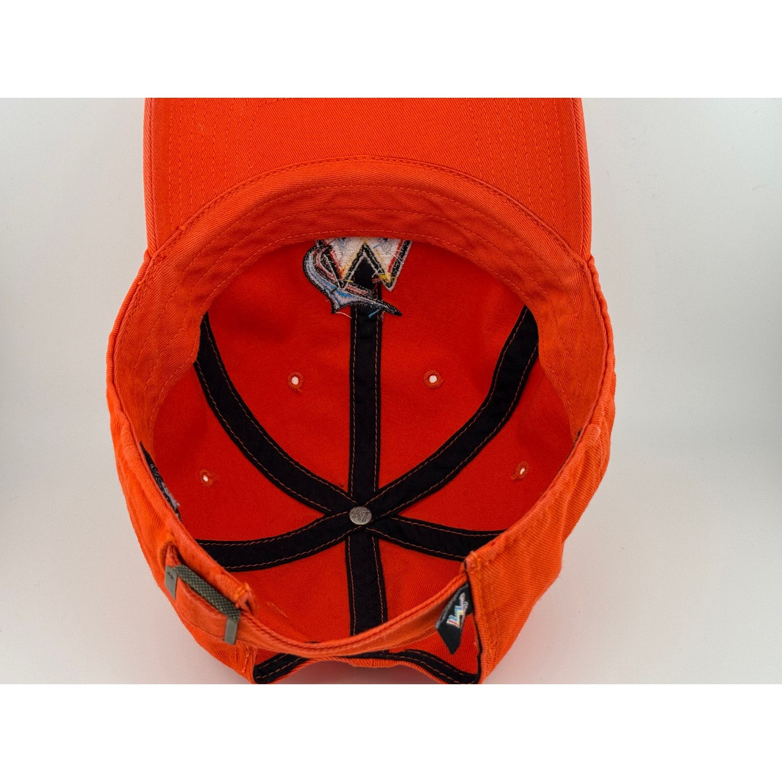 47 Brand Miami Marlins Hat - '47 Clean Up Strapback Dad Cap Size ONE SIZE - 6 Thumbnail