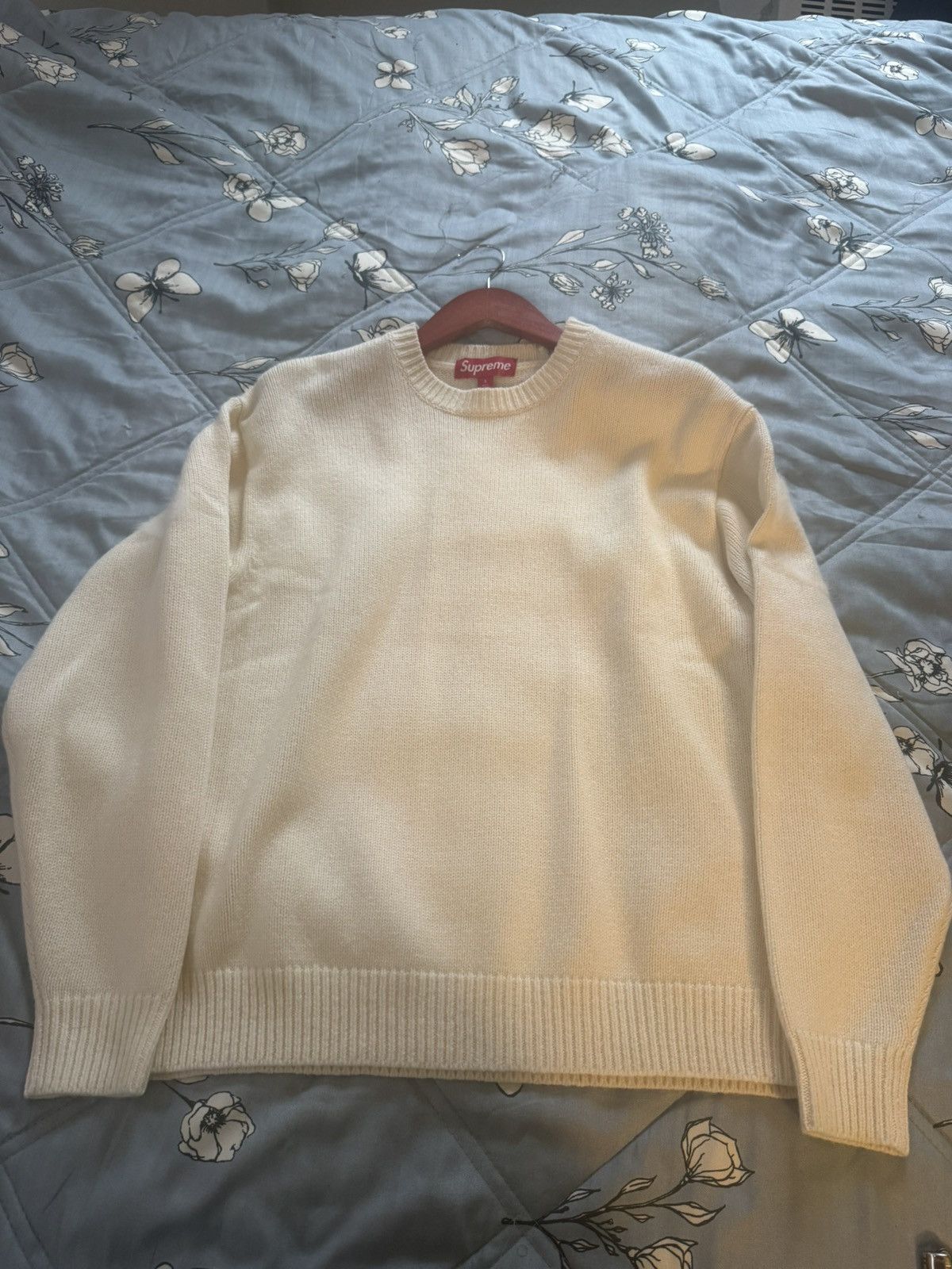 Supreme SUPREME ANGORA IVORY SWEATER Size US S / EU 44-46 / 1 - 1 Thumbnail