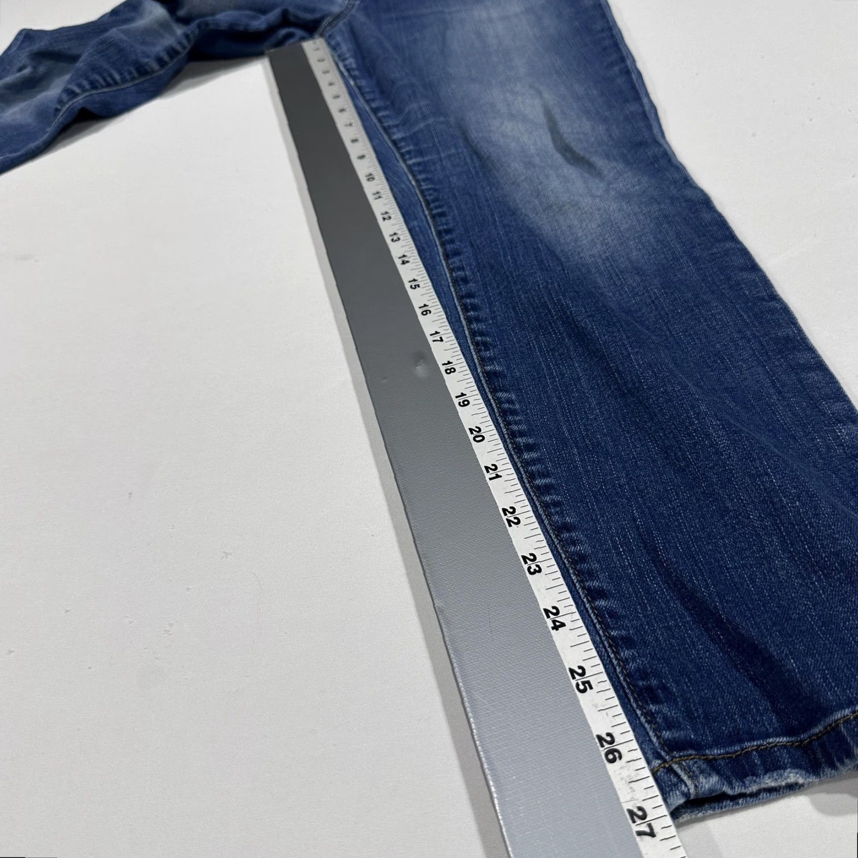 Vintage Joes Jeans Womens Jeans 29 Blue Skinny Ankle Distressed Stretch Denim Cotton Size 29" - 5 Thumbnail