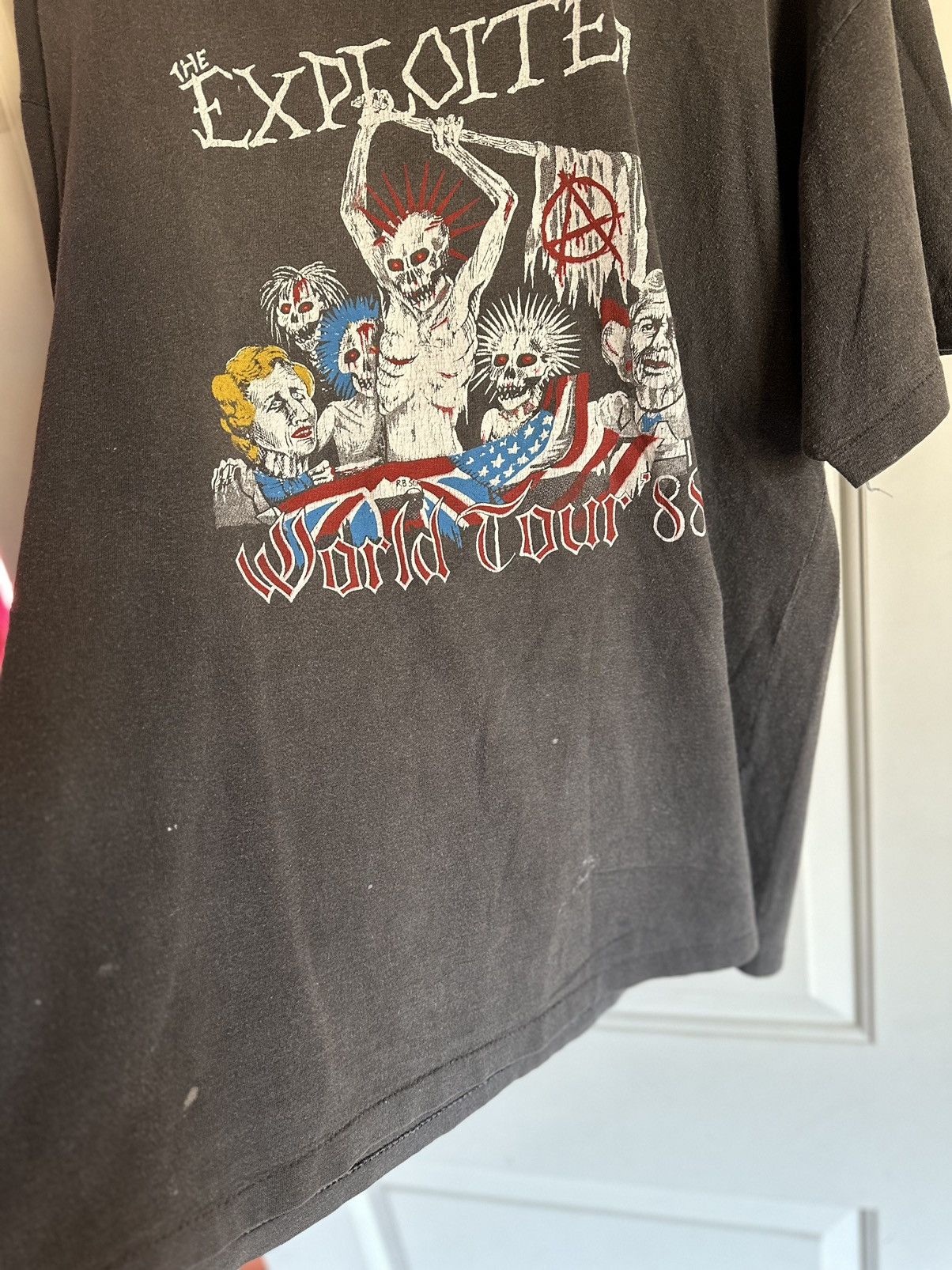 Band Tees × Vintage The Exploited World Tour 88 Size US XL / EU 56 / 4 - 7 Thumbnail