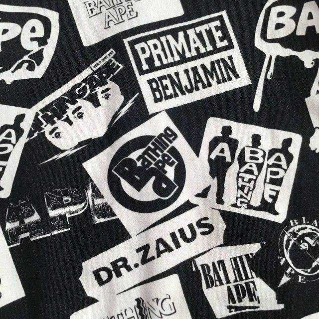 Bape × Nigo BAPE Mix logo full zip hoodie a bathing ape NIGO Size US S / EU 44-46 / 1 - 5 Thumbnail