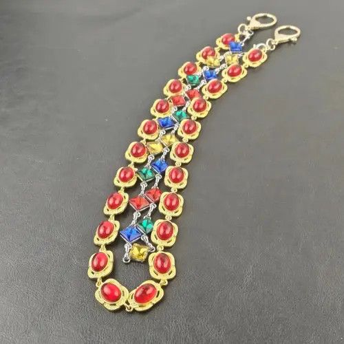 VIBE Multicolored Agate Pants Chain Size ONE SIZE - 6 Thumbnail