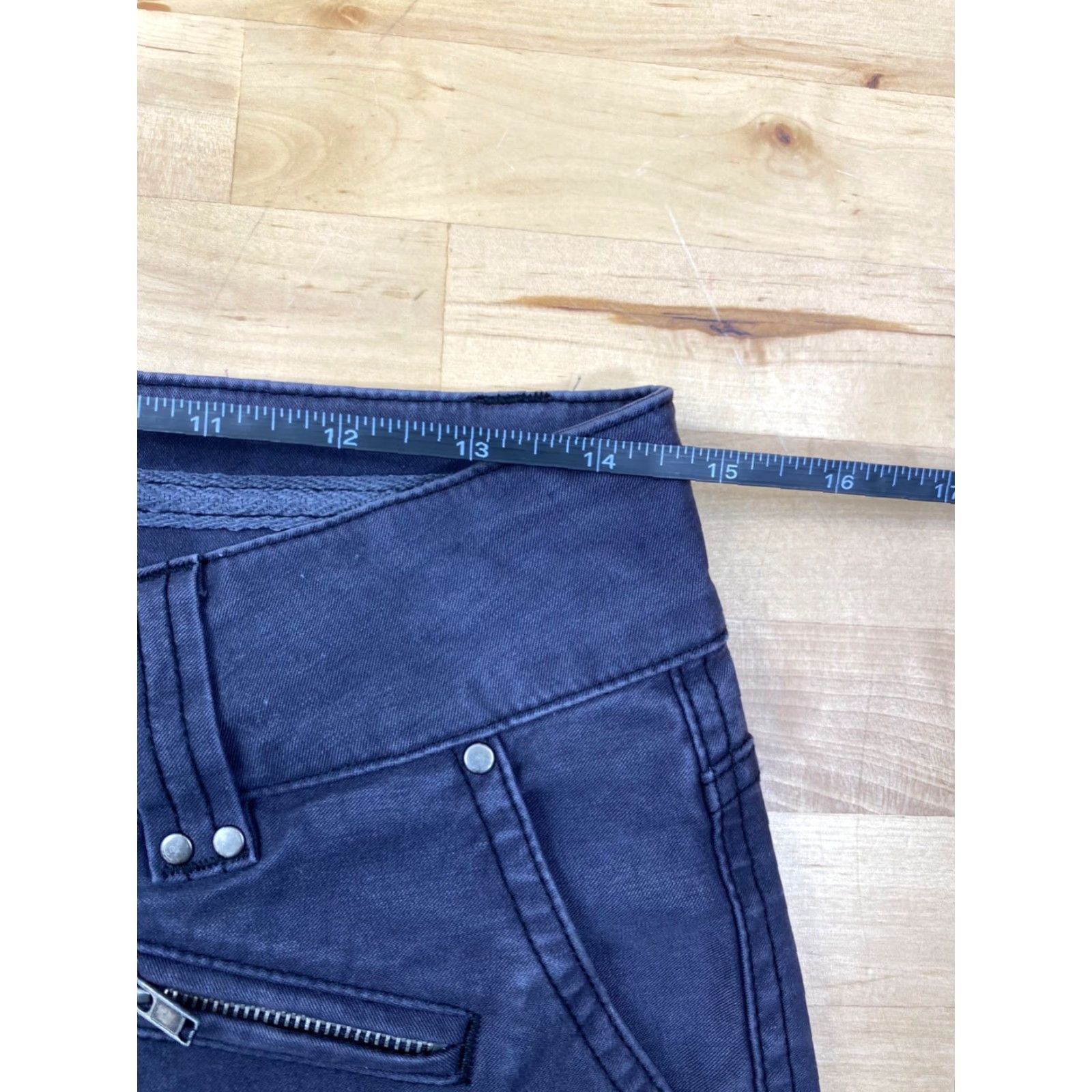 O'Neill VINTAGE O'Neill Womens Bermuda Shorts Gray 3 Pockets Zipper Beach Surf Skate Juniors Size 26" / US 2 / IT 38 - 4 Thumbnail