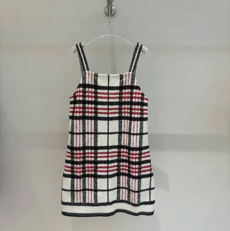 Dior Dior Summer A-Line Checkered Dress 0089 Size M / US 6-8 / IT 42-44 - 1 Thumbnail