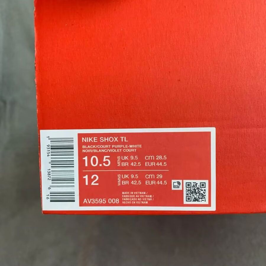 Nike Nike Shox TL court purple white Size US 11.5 / EU 44-45 - 12 Thumbnail