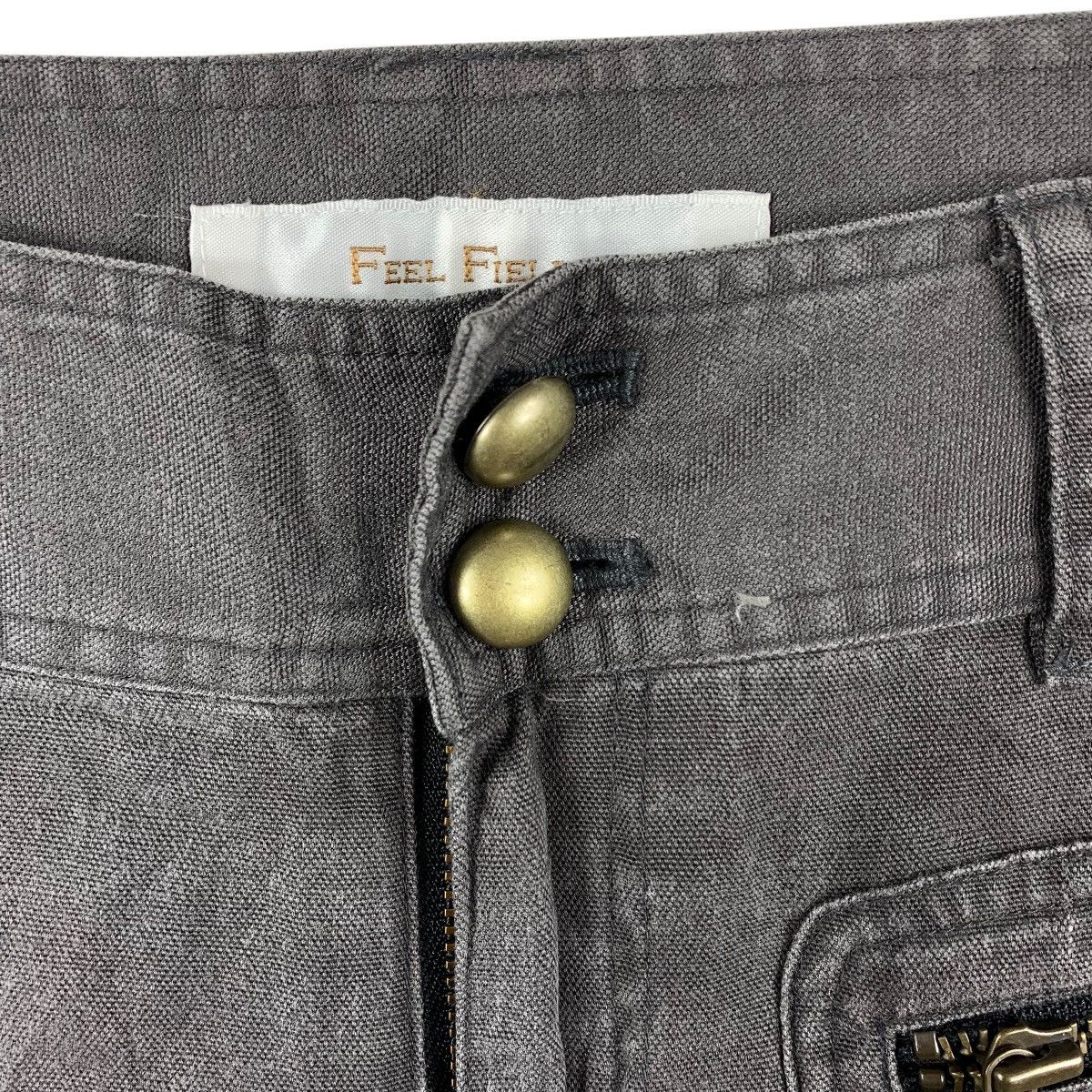 Designer × Japanese Brand FEEL FIELDS Multipocket cargo parachute pants Size US 27 - 5 Thumbnail