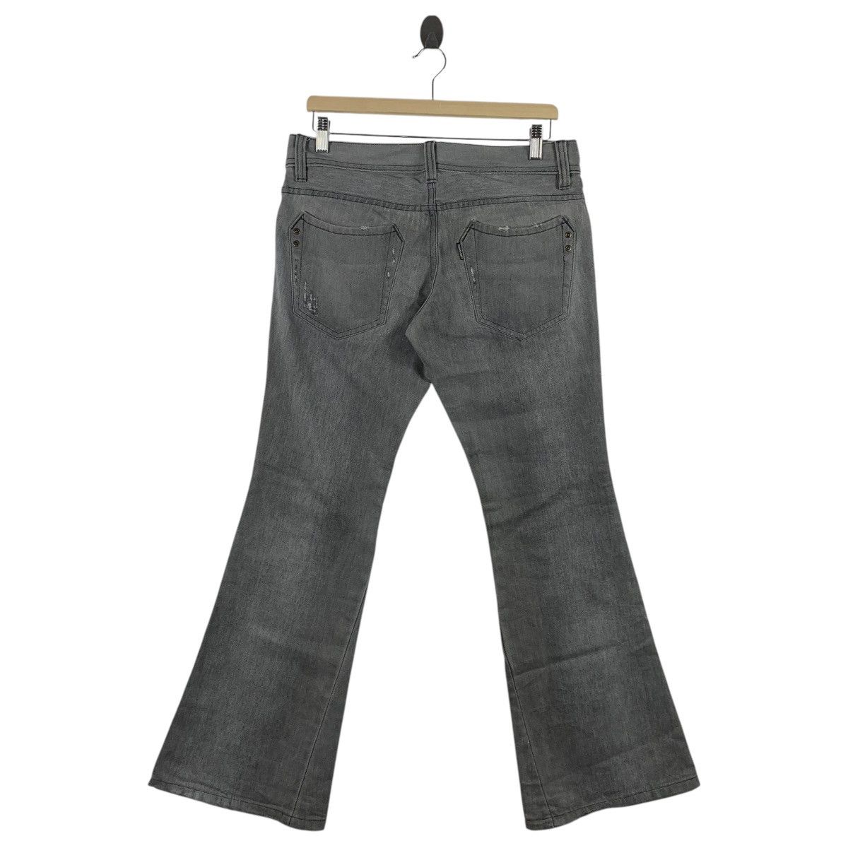 Japanese Brand × Tornado Mart TORNADO MART Flare distressed fly button jeans Size 33" - 4 Thumbnail