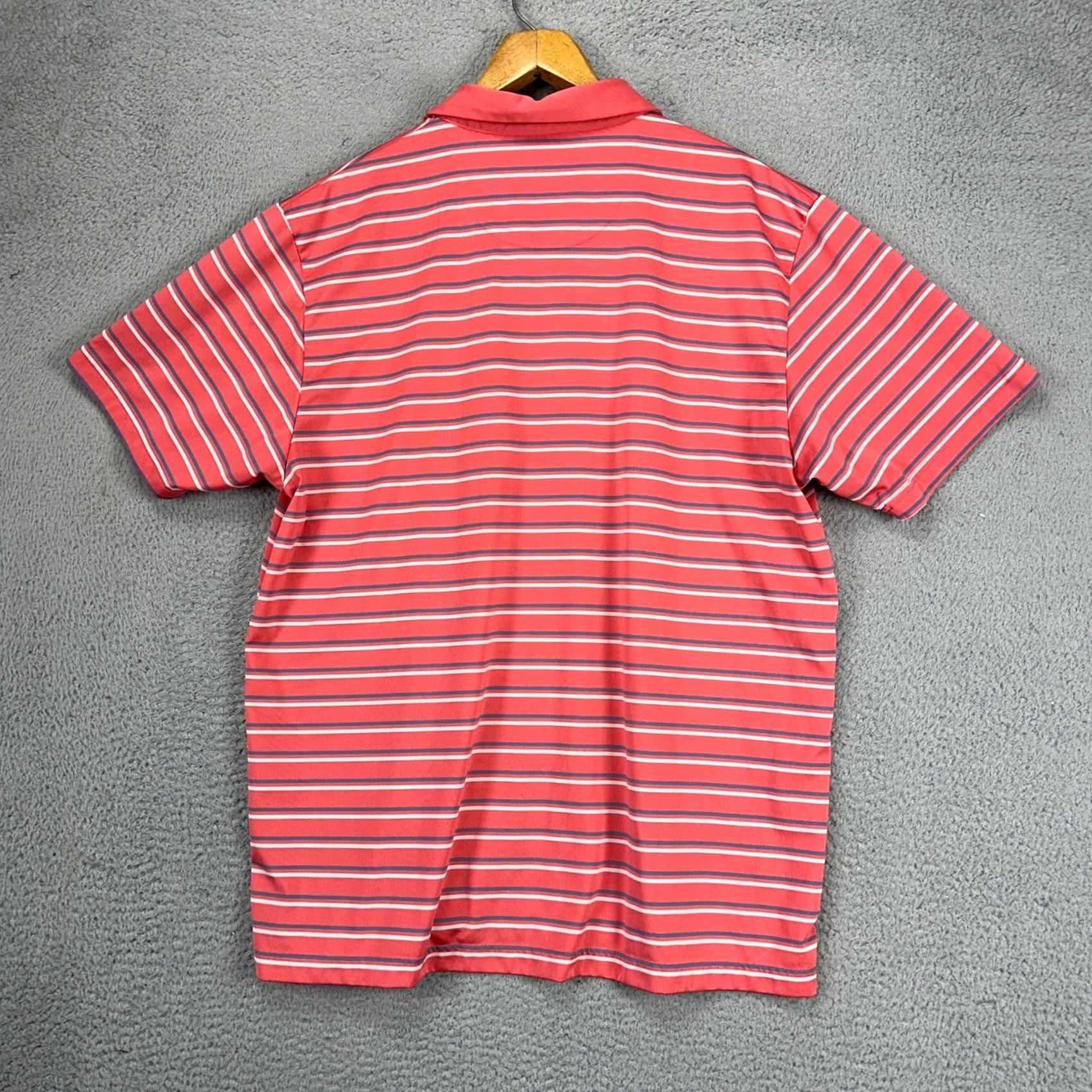 Callaway Callaway Opti-Dri Mens Polo Shirt 2XL Pink White Stripe Short Sleeve Golf Rugby Size US XXL / EU 58 / 5 - 3 Thumbnail