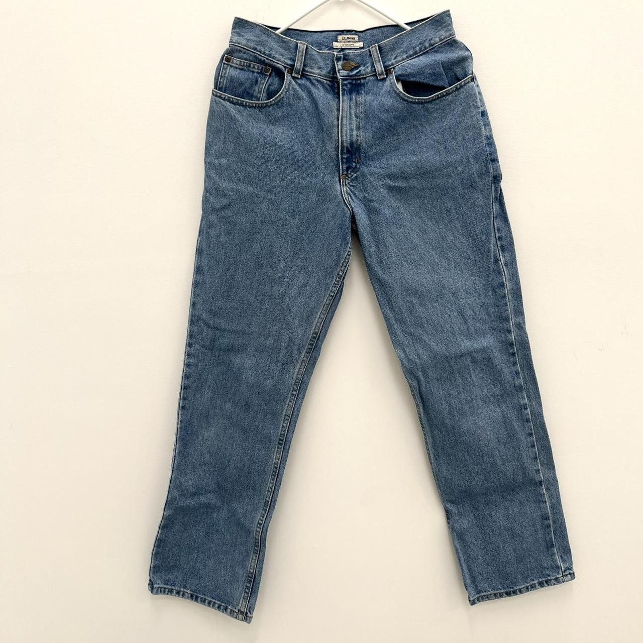 L.L. Bean L.L. Bean Original Fit Straight Denim Jeans Women's Size 8 Size 30" / US 8 / IT 44 - 1 Thumbnail