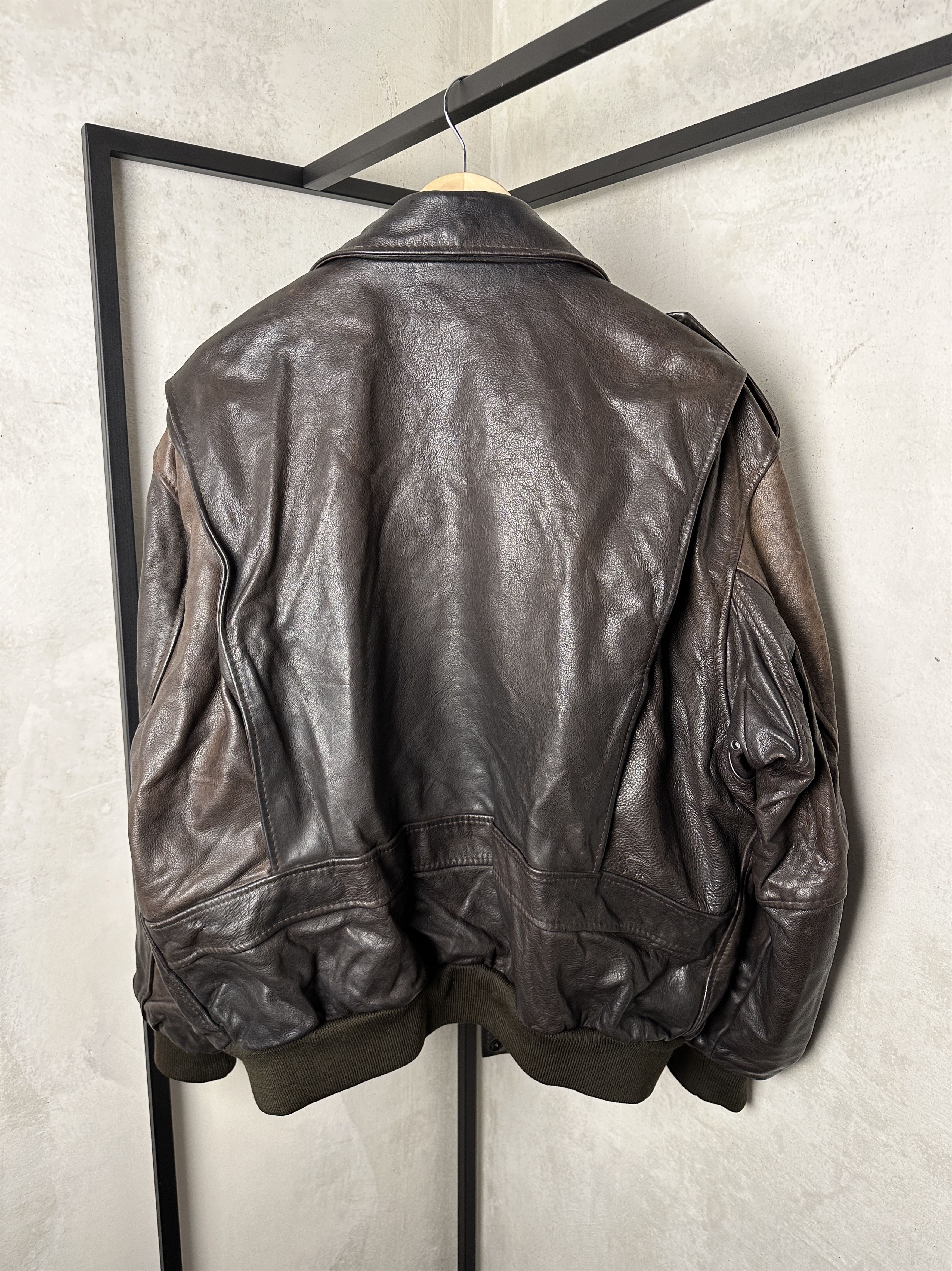 Genuine Leather Police Genuine Leather Chocolate Black Jacket Size US L / EU 52-54 / 3 - 4 Thumbnail