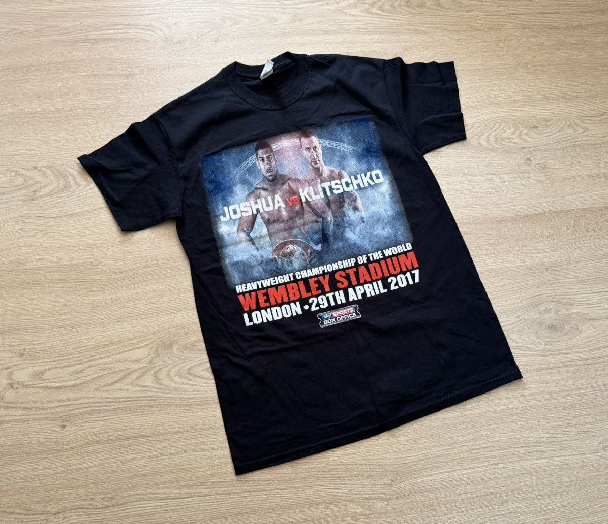 WWE Joshua vs Klitschko 2017 Wembley Stadium Boxing T-Shirt Size US M / EU 48-50 / 2 - 1 Thumbnail