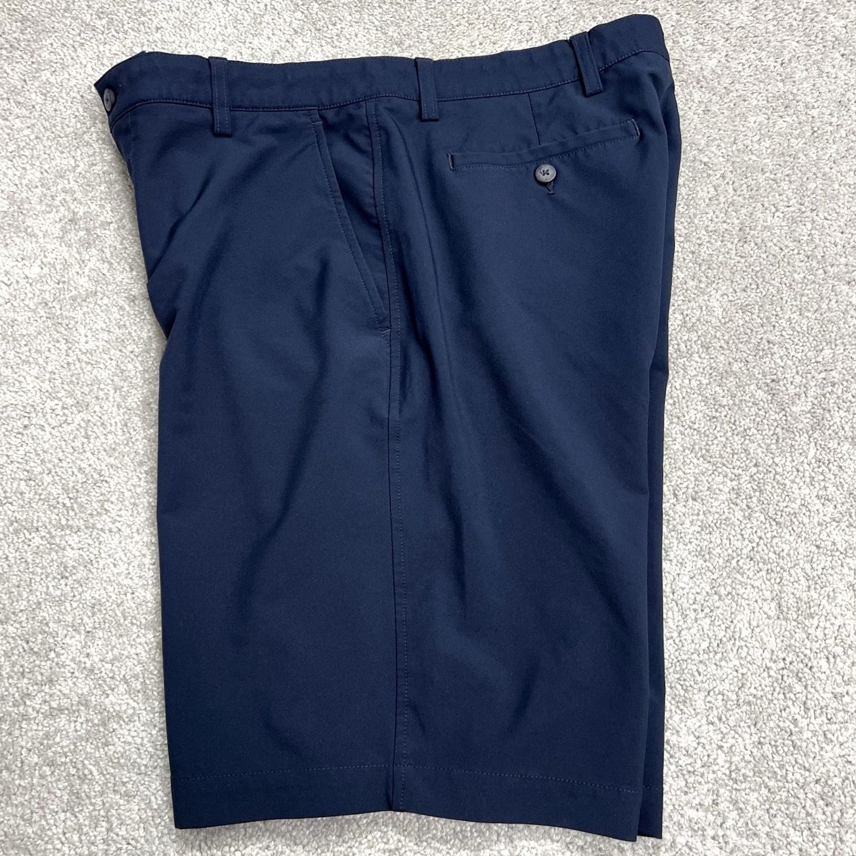 Footjoy FootJoy Golf Shorts Men 34x10 Blue FJ Athletic Stretch Performance Flat Front Casual Workwear Shirt/Shorts Size US 34 / EU 50 - 5 Thumbnail