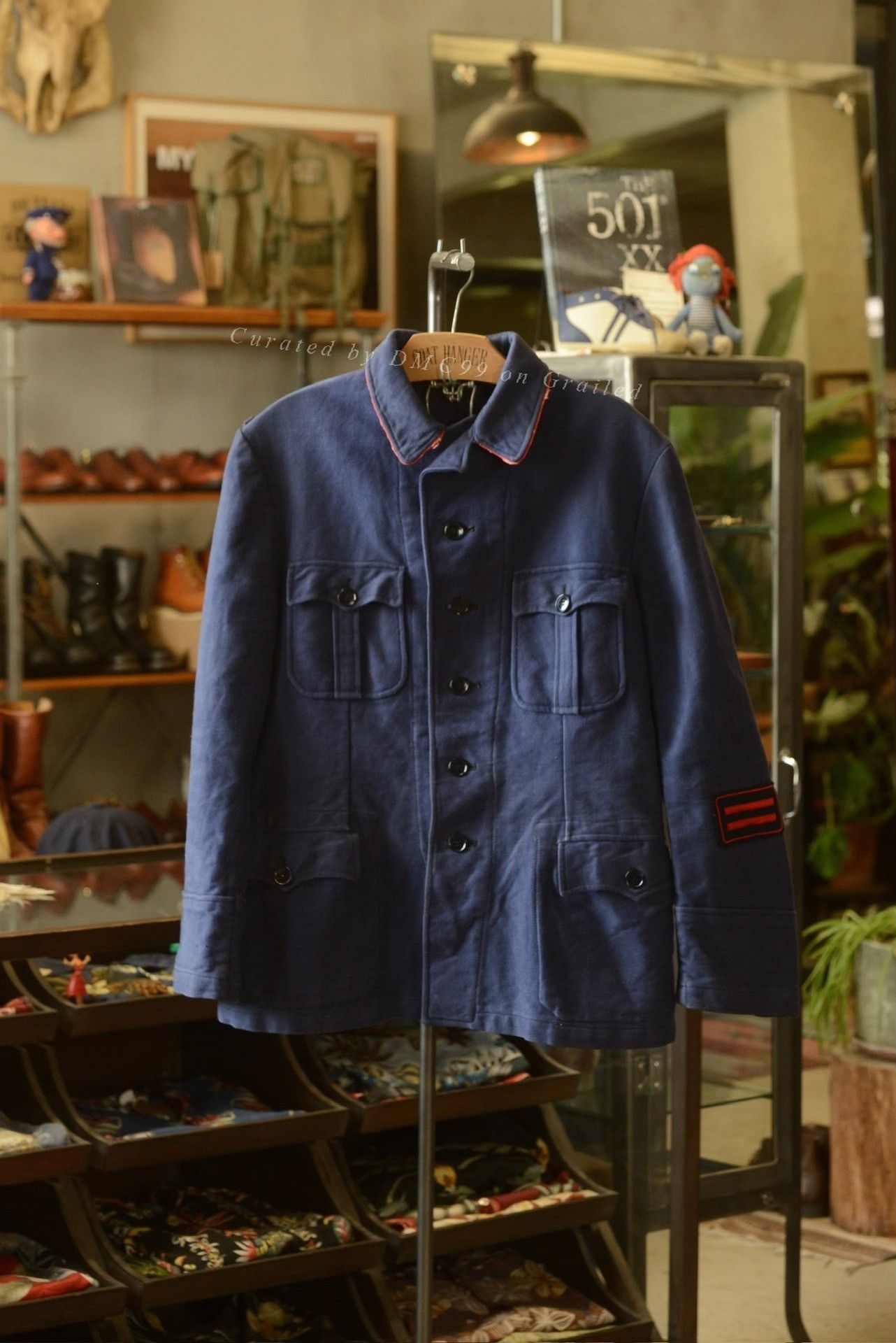Vintage Vintage 1950s French Firefighter Jacket Size US M / EU 48-50 / 2 - 1 Thumbnail