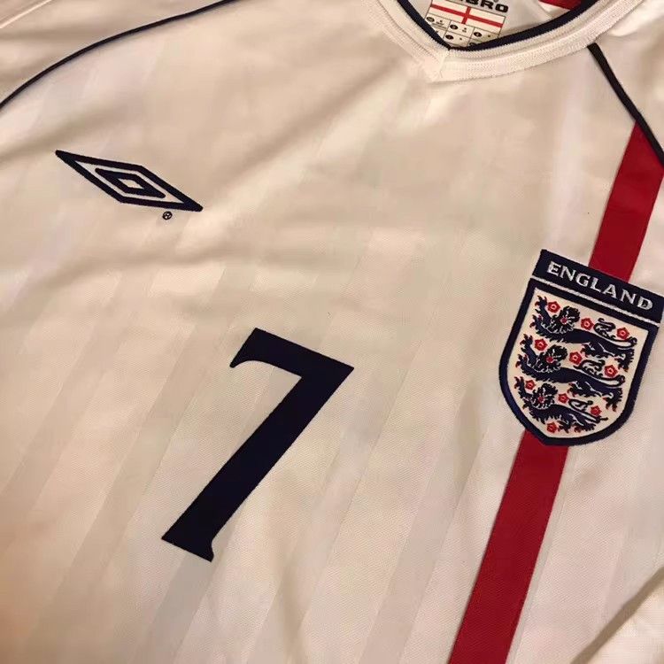 Other 2002 England #7 David Beckham Jersey Size US XL / EU 56 / 4 - 3 Thumbnail