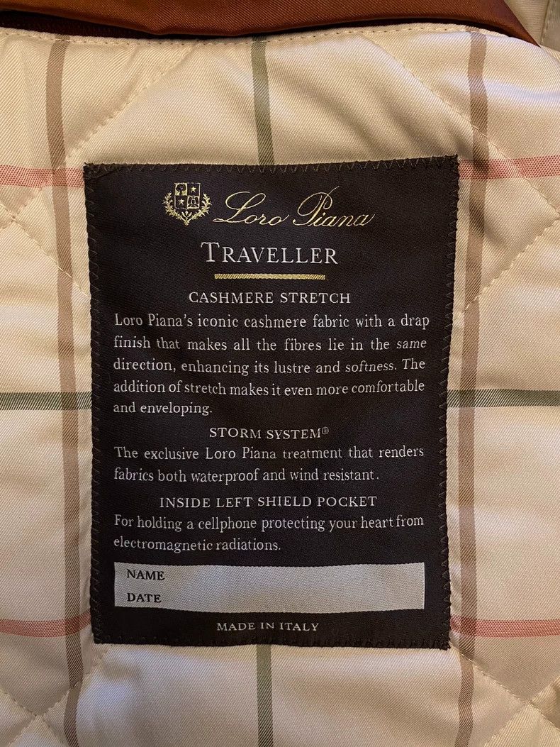 Loro Piana LORO PIANA Sheep and velvet traveler TRAVELLER trench coat Size US M / EU 48-50 / 2 - 7 Thumbnail