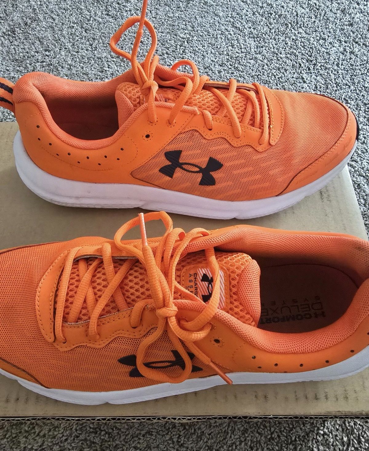 Under Armour Under Armour Charged Assert 10 Orange Athletic Sneakers 13 Size US 13 / EU 46 - 3 Thumbnail