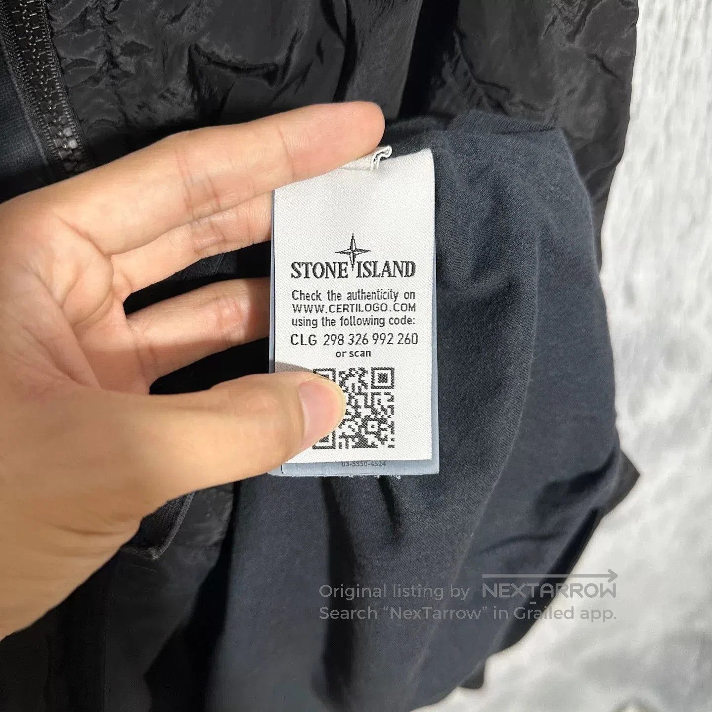 Stone Island stone island 18fw black metal nylon jacket. Size US L / EU 52-54 / 3 - 6 Thumbnail