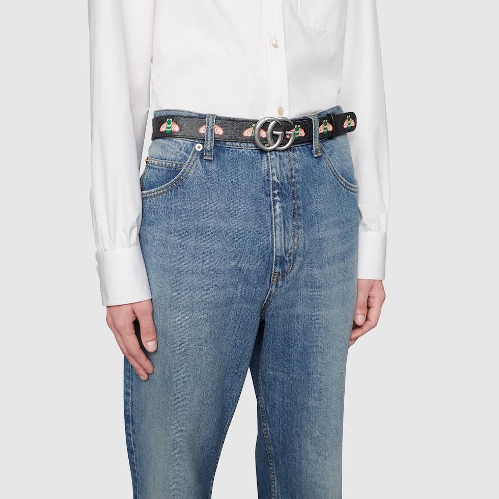 Gucci 💥Gucci Logo Bees Leather Belt Size ONE SIZE - 3 Thumbnail