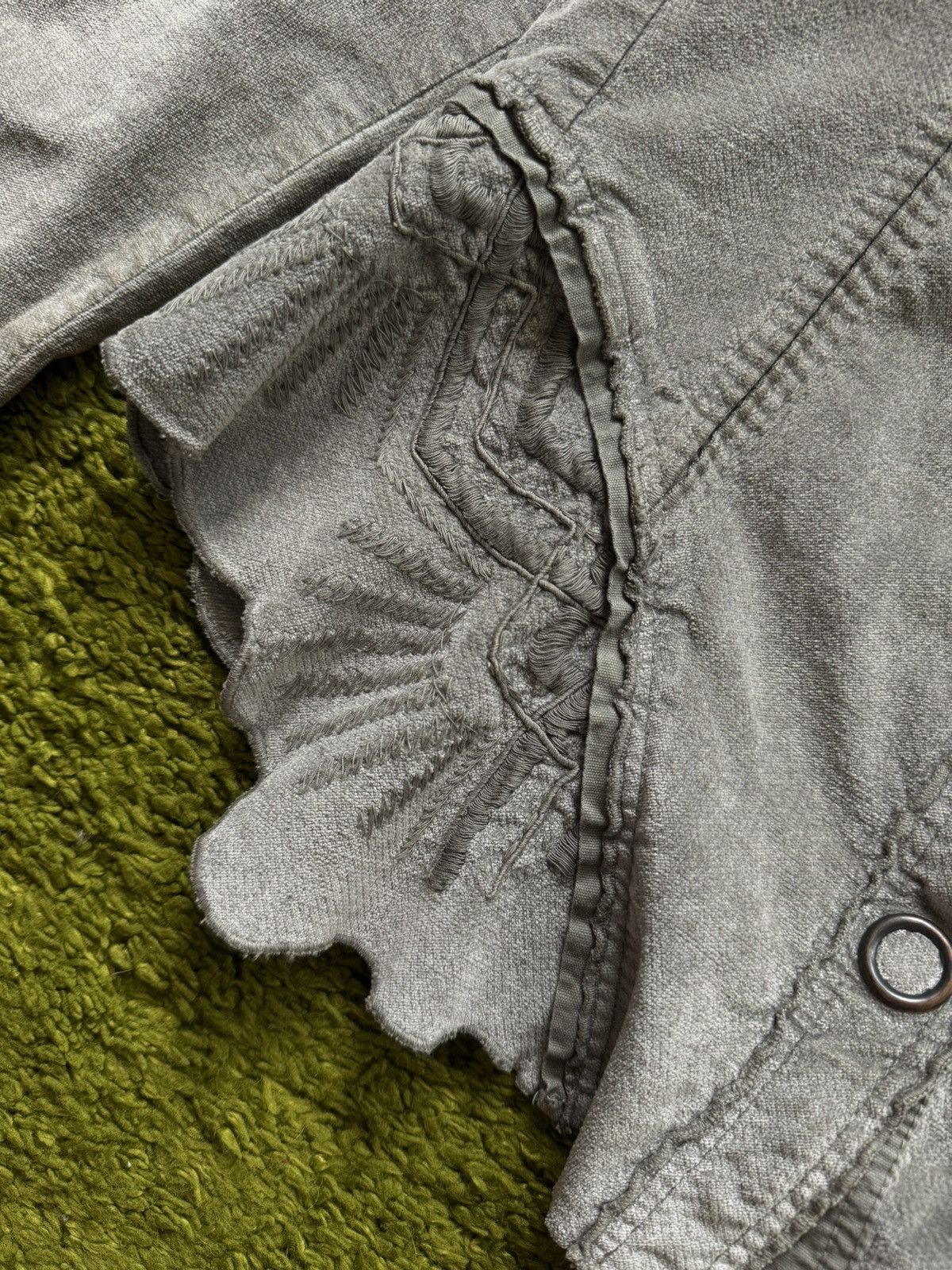 Transit Transit par-such avant Garde graphite grey velour blazer Size M / US 6-8 / IT 42-44 - 3 Thumbnail