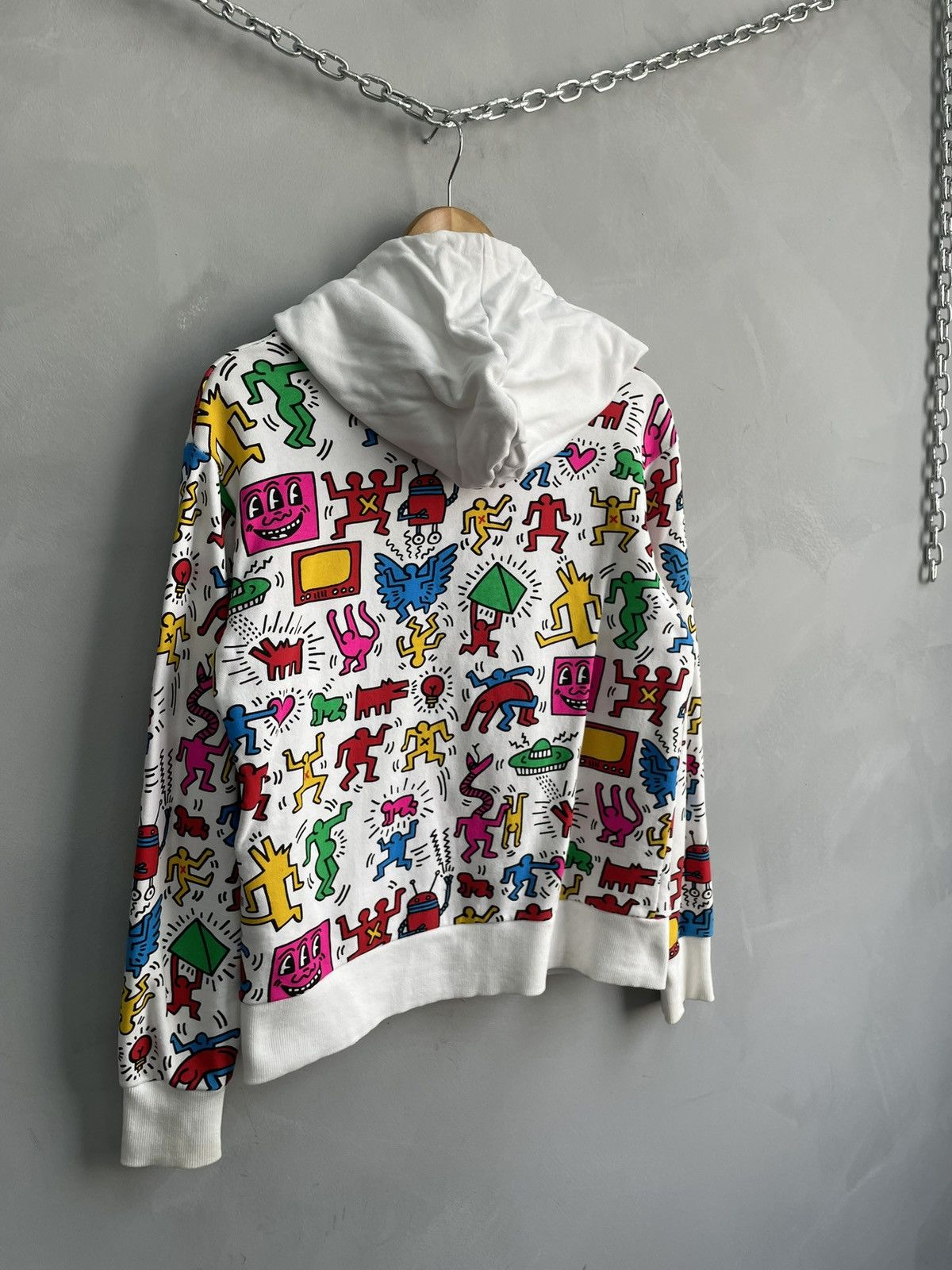 Keith Haring Keith Haring Full Print Hoodie Big Bang Art japanese style Size US M / EU 48-50 / 2 - 9 Thumbnail