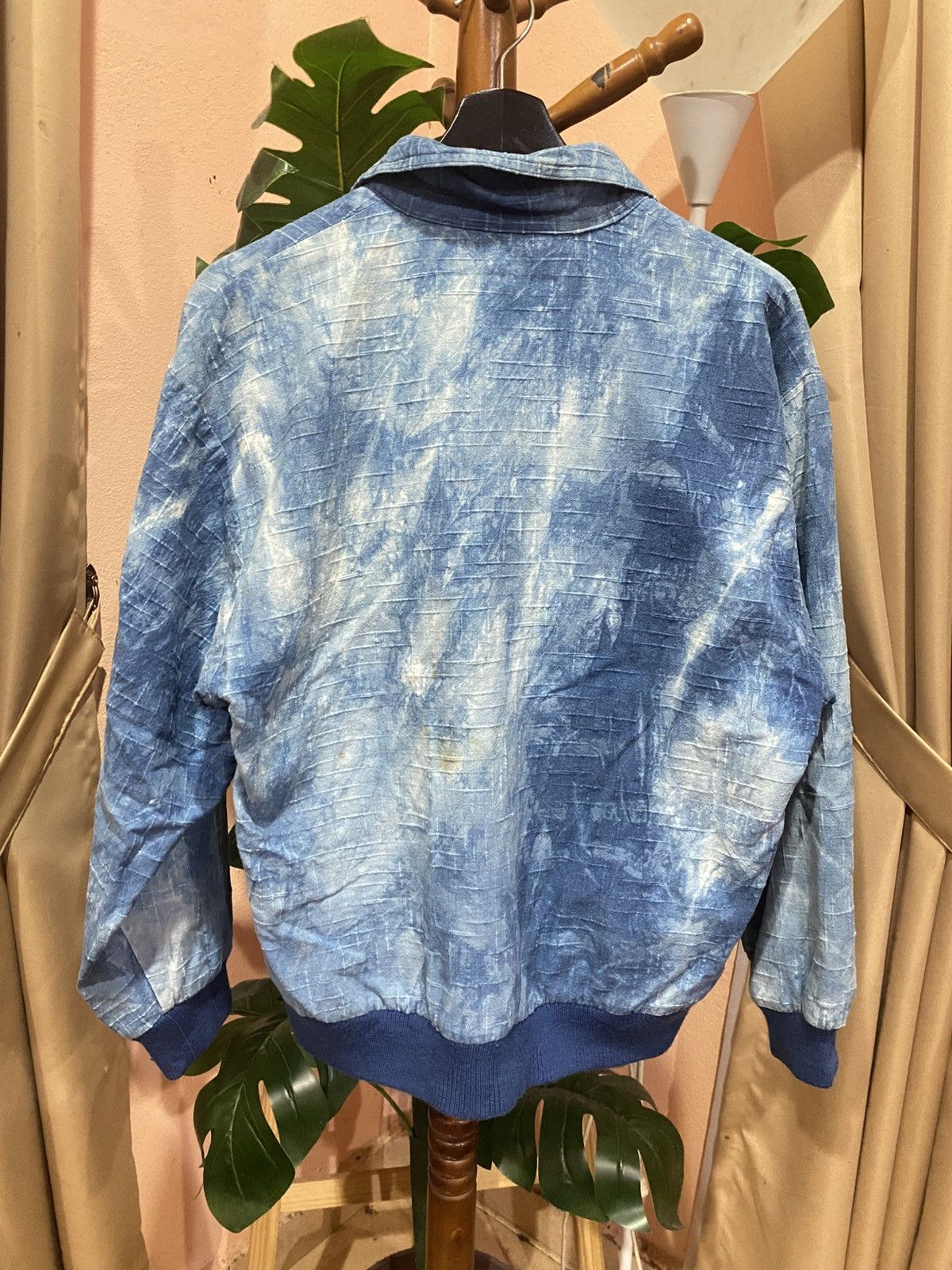 Vintage VINTAGE SKY BLUE BOMBER JACKET Size US M / EU 48-50 / 2 - 7 Thumbnail