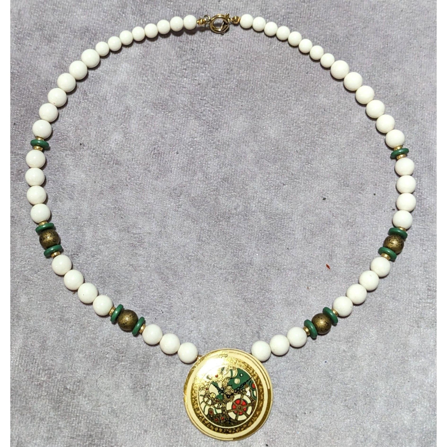 Other Retro Steampunk Beaded Pendant Necklace Size ONE SIZE - 12 Thumbnail