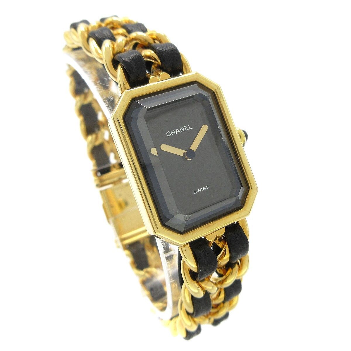 Chanel Chanel Premiere Rock Quartz Plated Metal and Leather Size ONE SIZE - 1 Thumbnail
