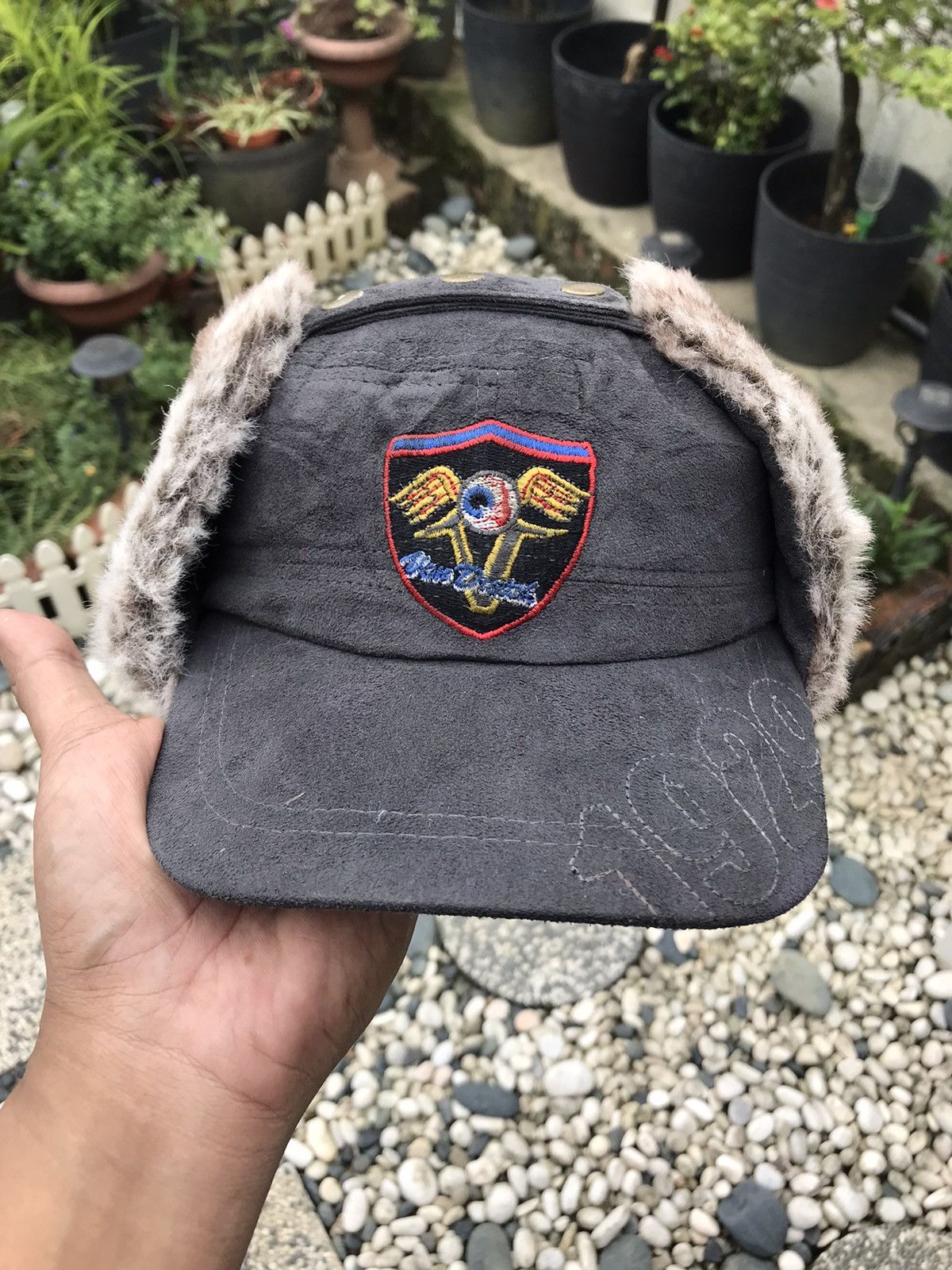 Von Dutch VON DUTCH FUR TRIM WINTER TRAPPER HAT WITH EAR WARMER FLAPS Size ONE SIZE - 12 Thumbnail