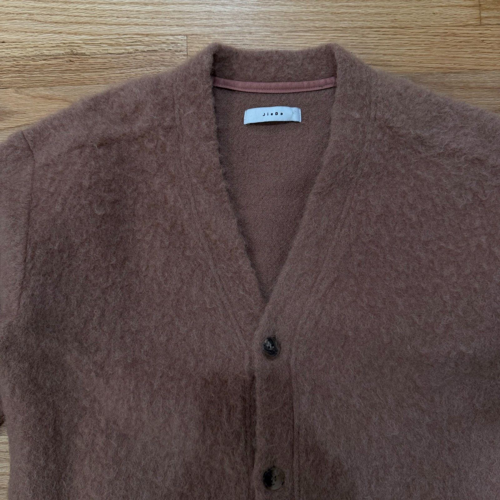 JieDa JieDa Japan Mauve Mohair Cardigan Small Size US S / EU 44-46 / 1 - 8 Thumbnail