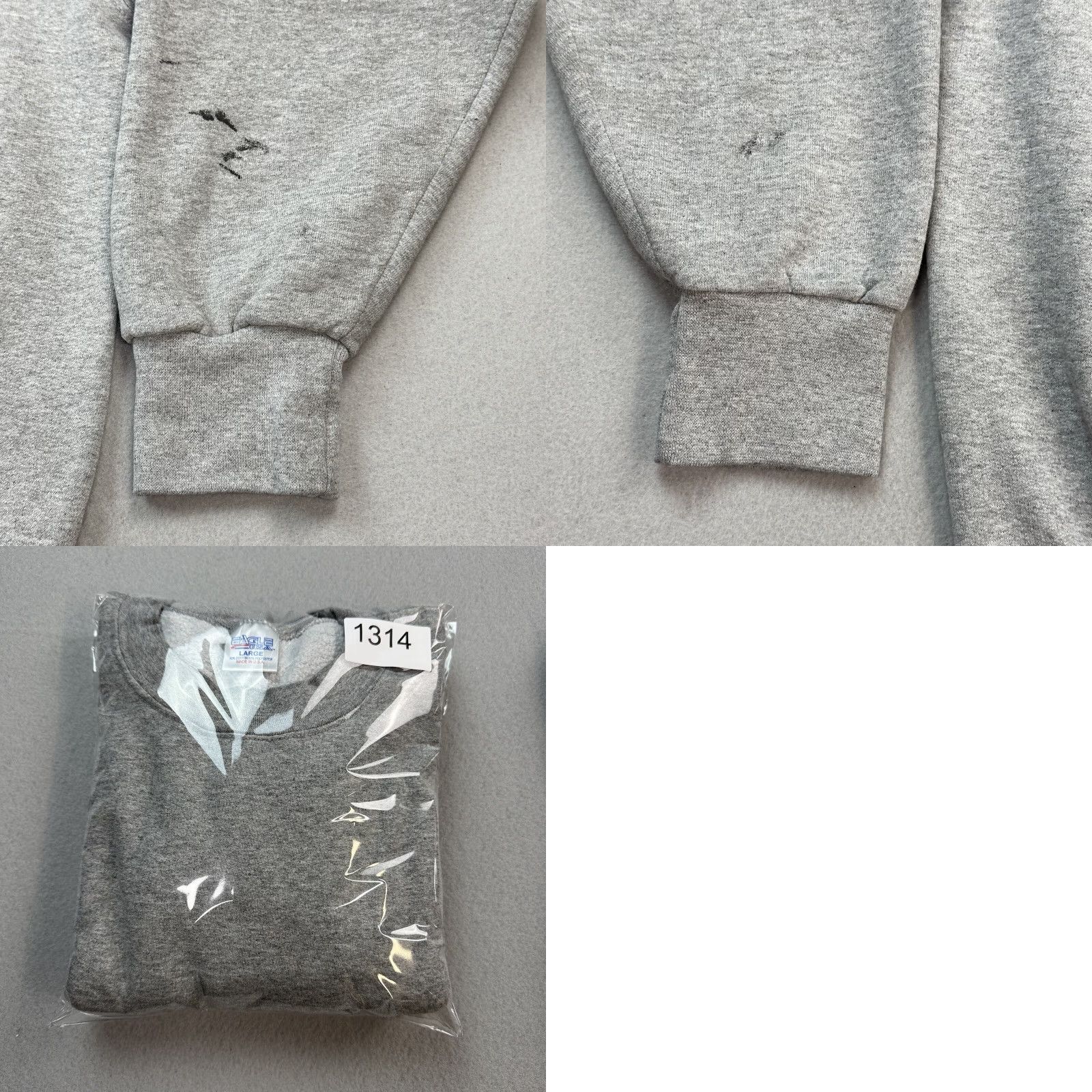 Vintage VINTAGE Eagle USA Sweatshirt Shirt Unisex Adults Adult L Gray Crewneck Pullover 90s Sweatshirt Size US L / EU 52-54 / 3 - 9 Thumbnail