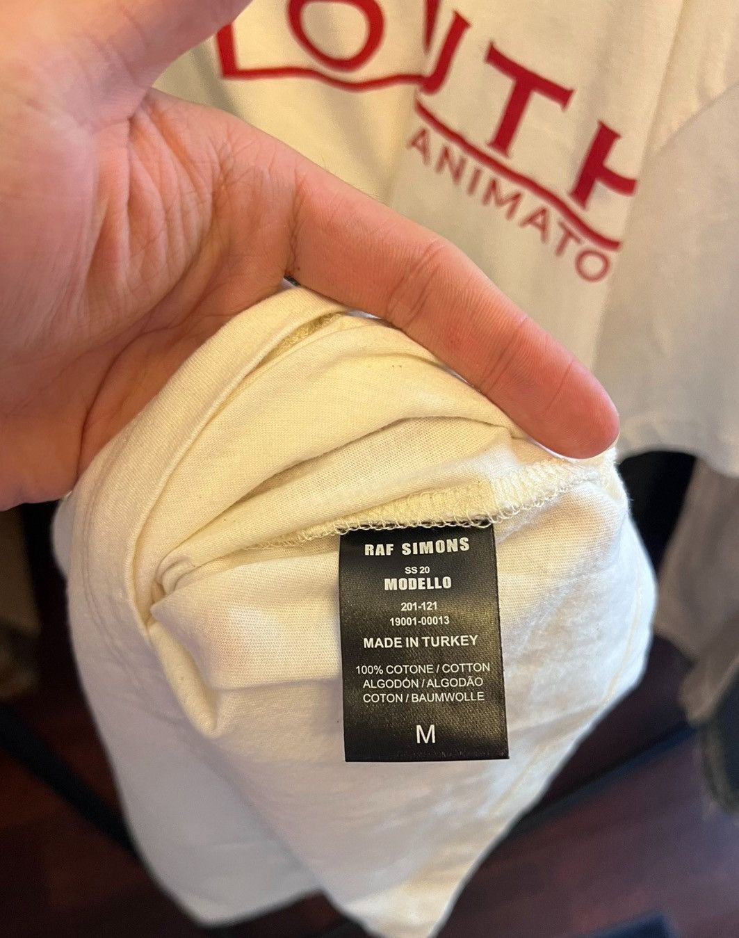Raf Simons RAF SIMONS 2019 TEE-2505 Size US M / EU 48-50 / 2 - 5 Thumbnail