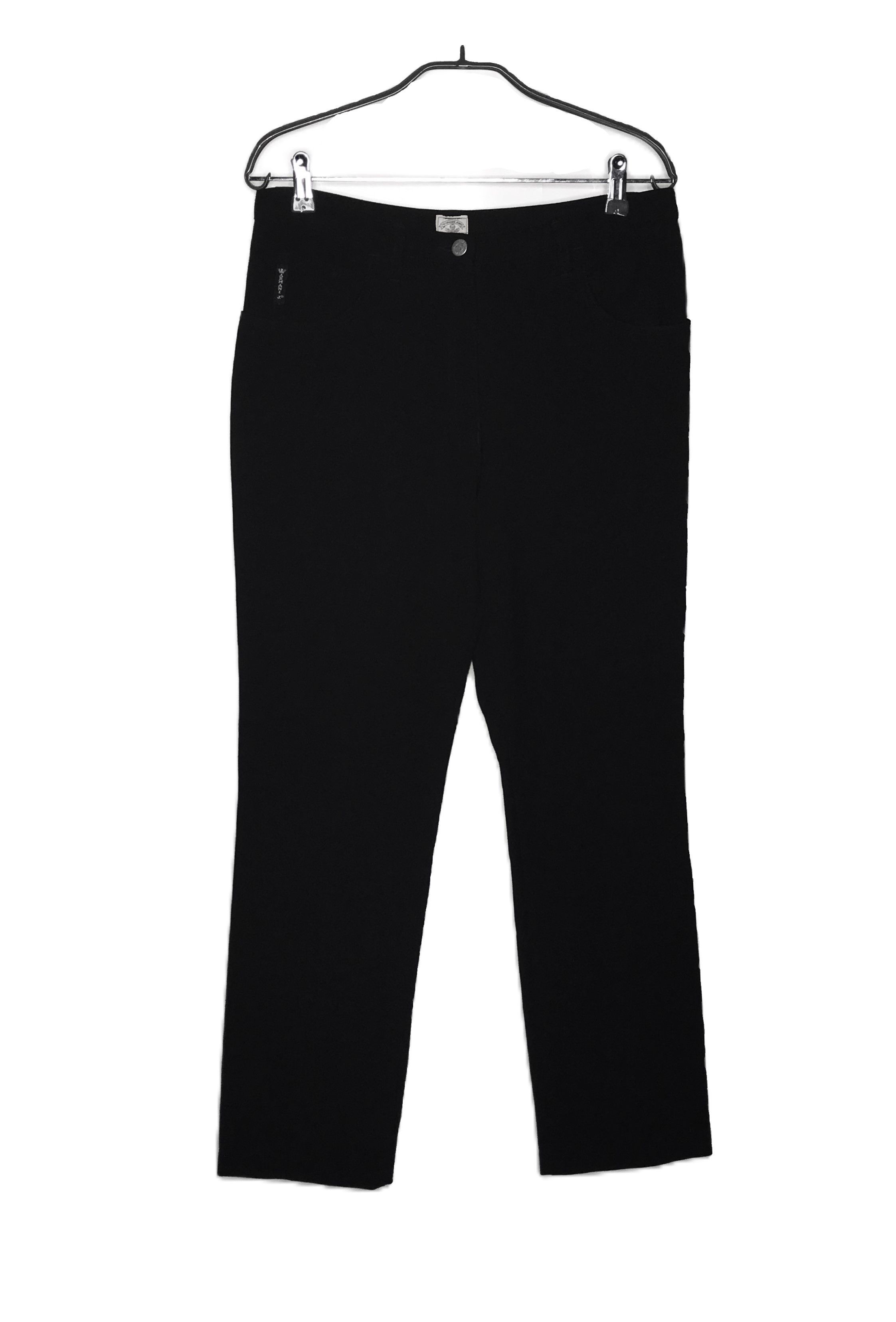 Armani Armani Jeans Trousers Wool Men's Sz 32 Black Size US 32 / EU 48 - 2 Thumbnail