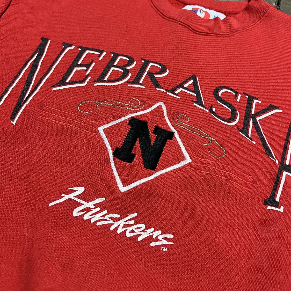 NCAA Vintage Nebraska Huskers Crewneck Sweatshirt Football 90s Size US M / EU 48-50 / 2 - 5 Thumbnail